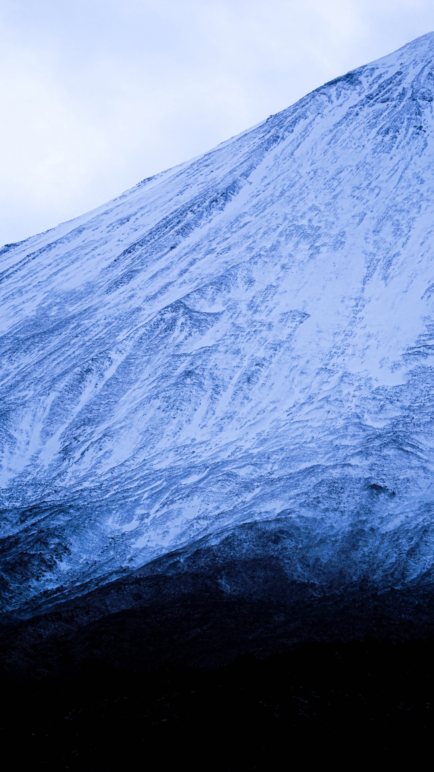 Обои облако, геология, океан, холм, microsoft azure в разрешении 1440x2560