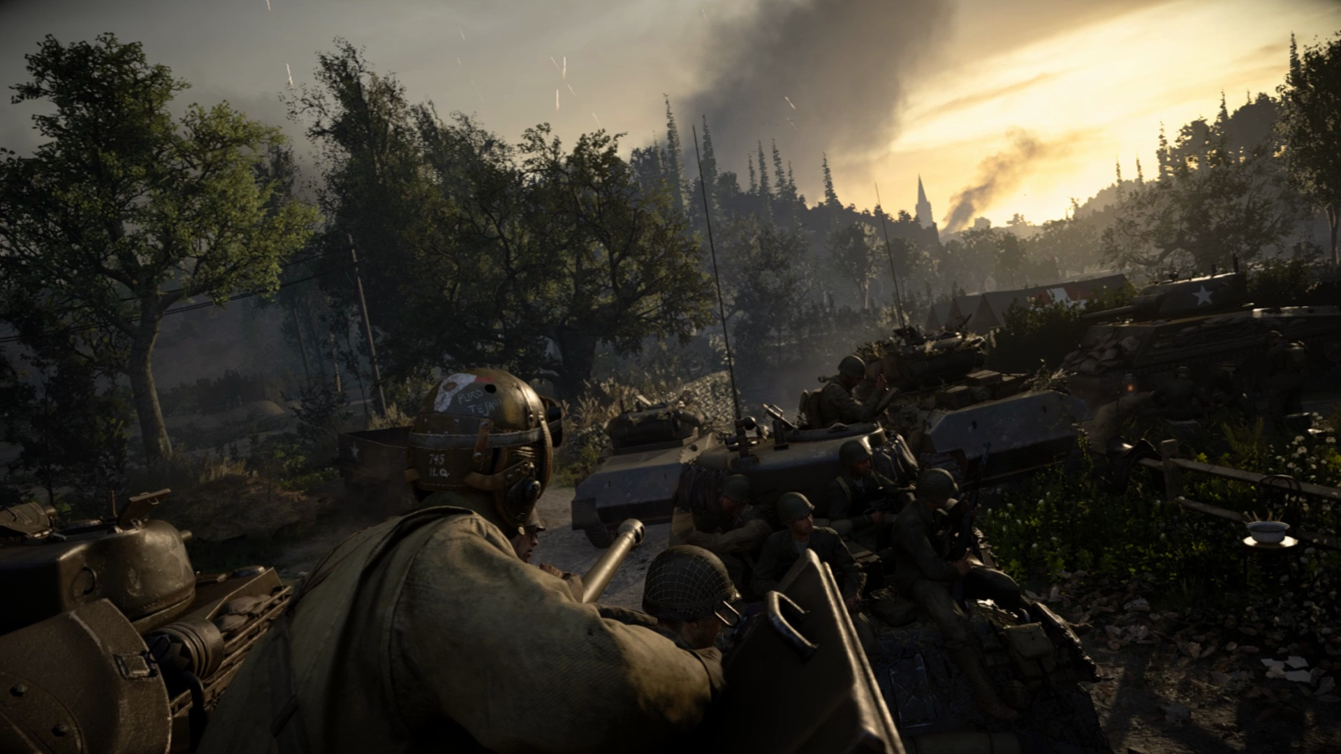 Обои Call of Duty WWII, компьютерная игра, солдат, даунгрейд служебный долг 2мв, пехота в разрешении 1920x1080