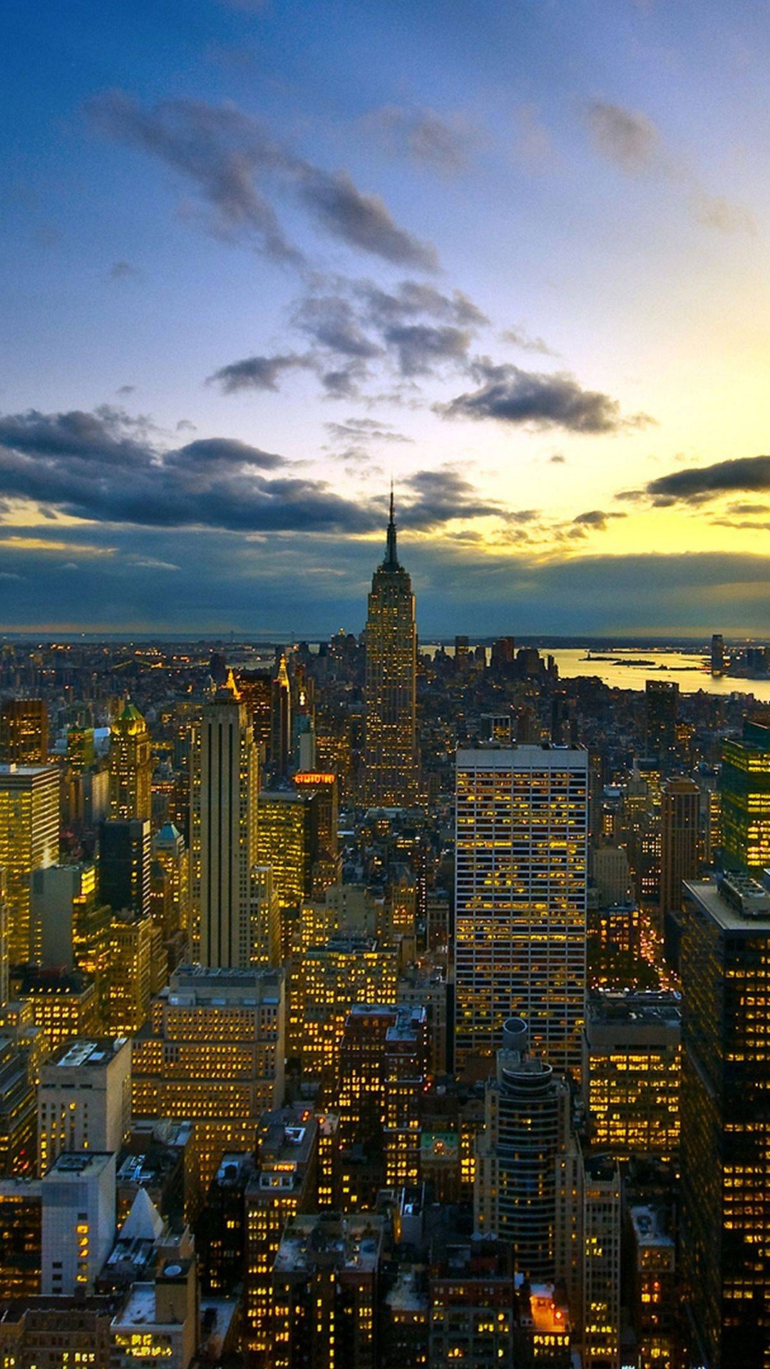 Обои Нью-Йорк, город, городской пейзаж, городской район, метрополия в разрешении 1080x1920