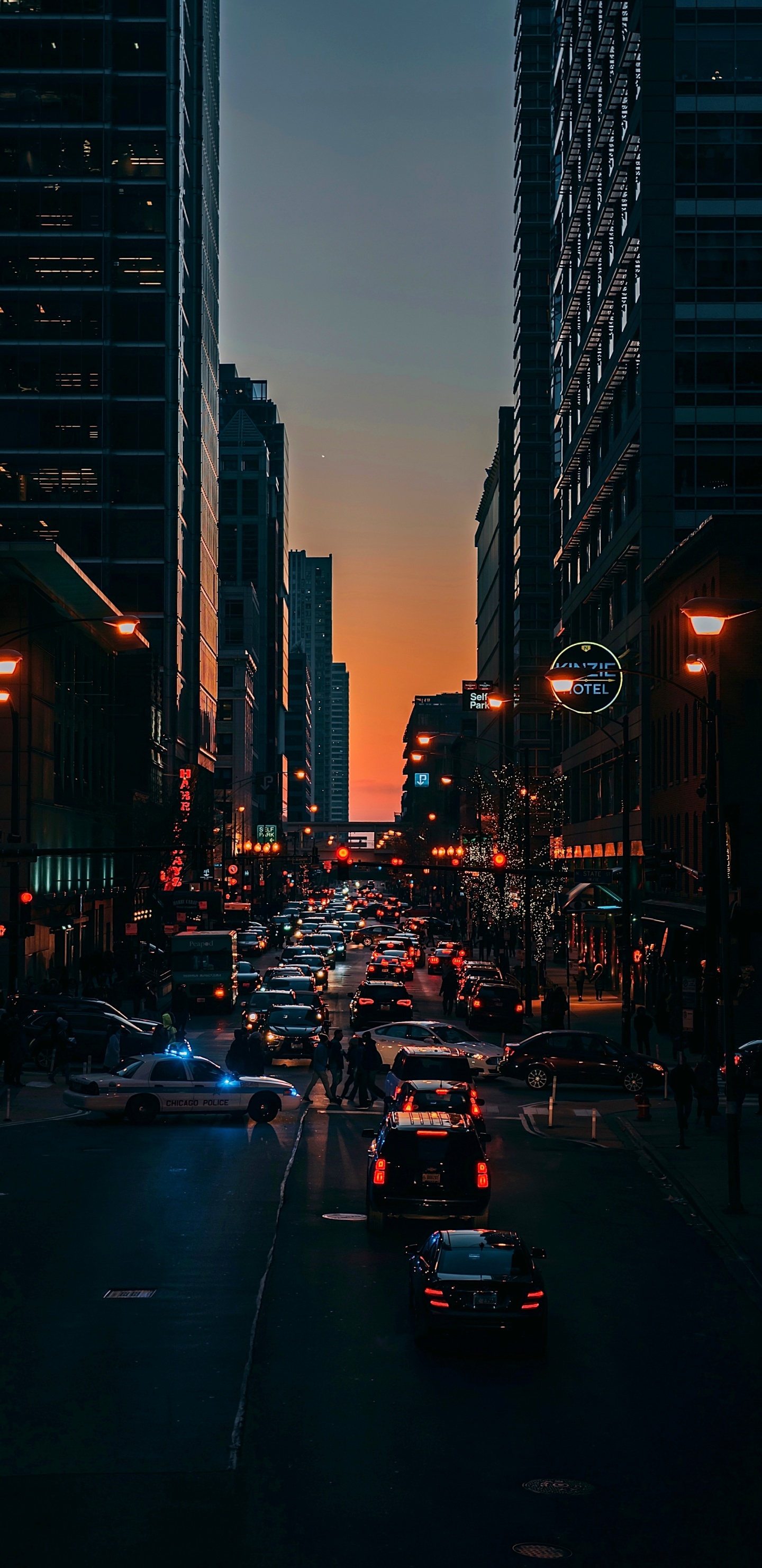 Обои трамвайная площадь, ты ушел отсюда, здание, легковые автомобили, дневное время в разрешении 1440x2960