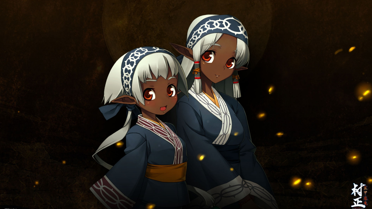 Обои nitroplus, космос, тьма, девушка, пространство в разрешении 1280x720