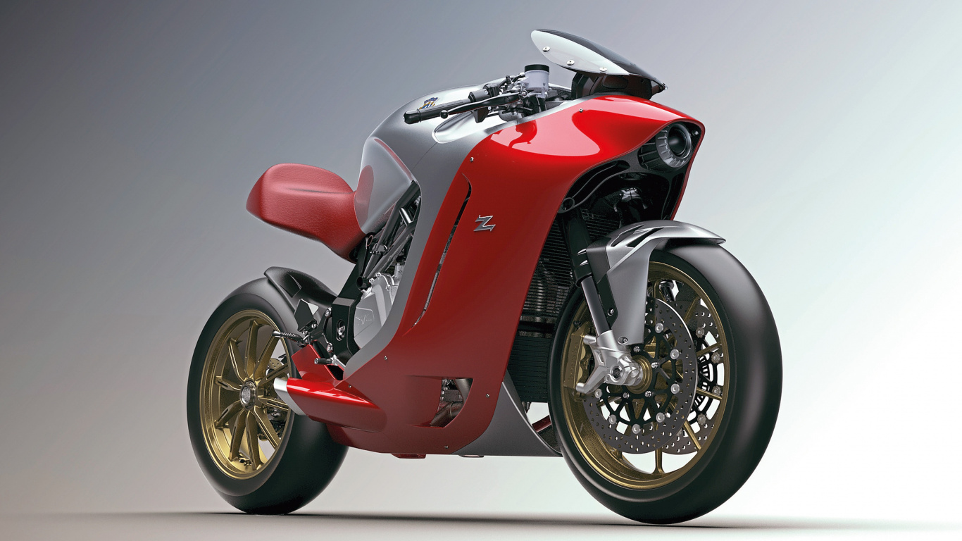 Обои mv agusta zagato, Загато, mv agusta, мотоцикл, МВ агуста Ф4 в разрешении 1366x768