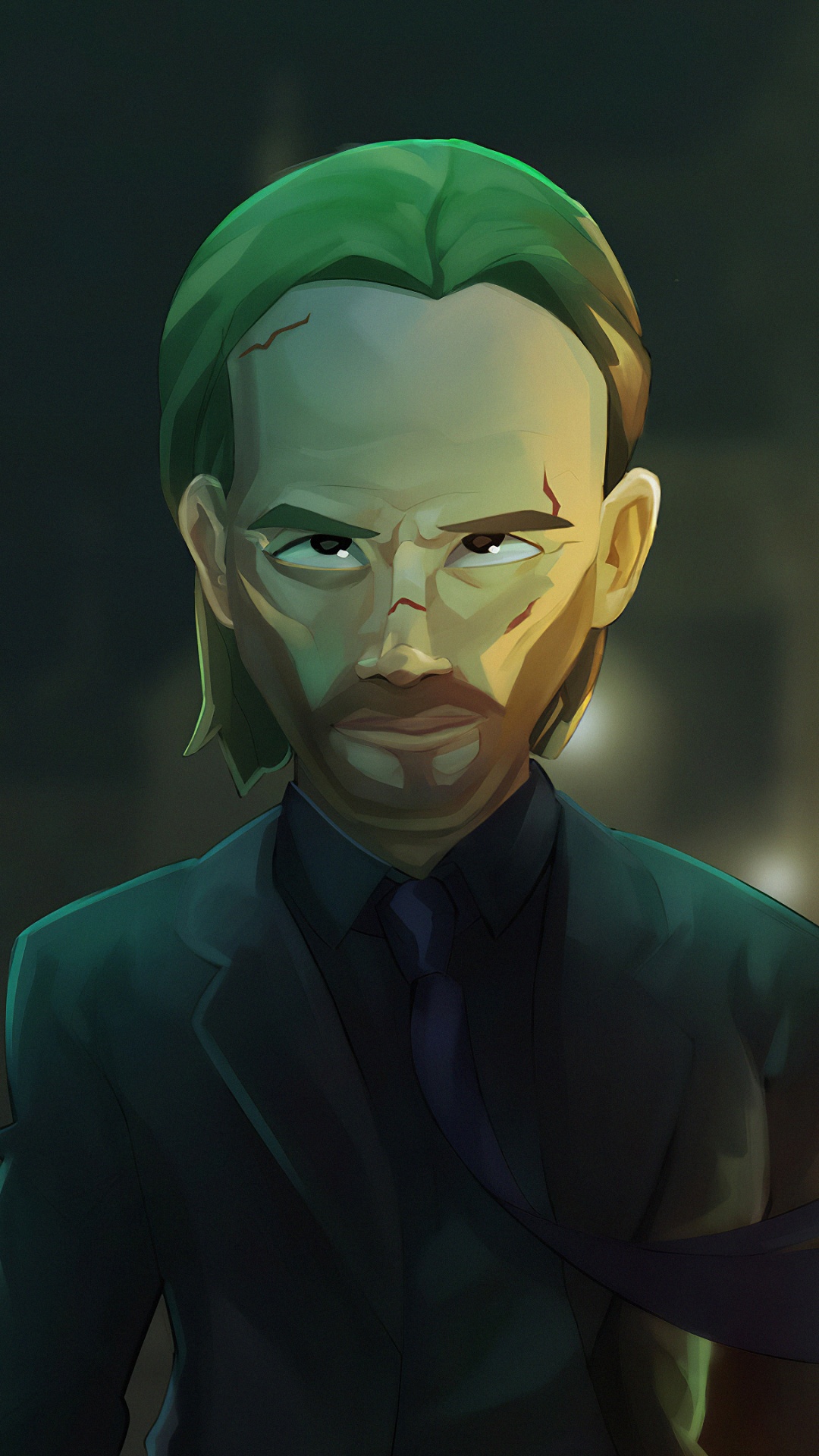 Обои Джон Уик Глава 3 Парабеллум, человек, Джон Фитиль, компьютерная игра, иллюстрация в разрешении 1080x1920