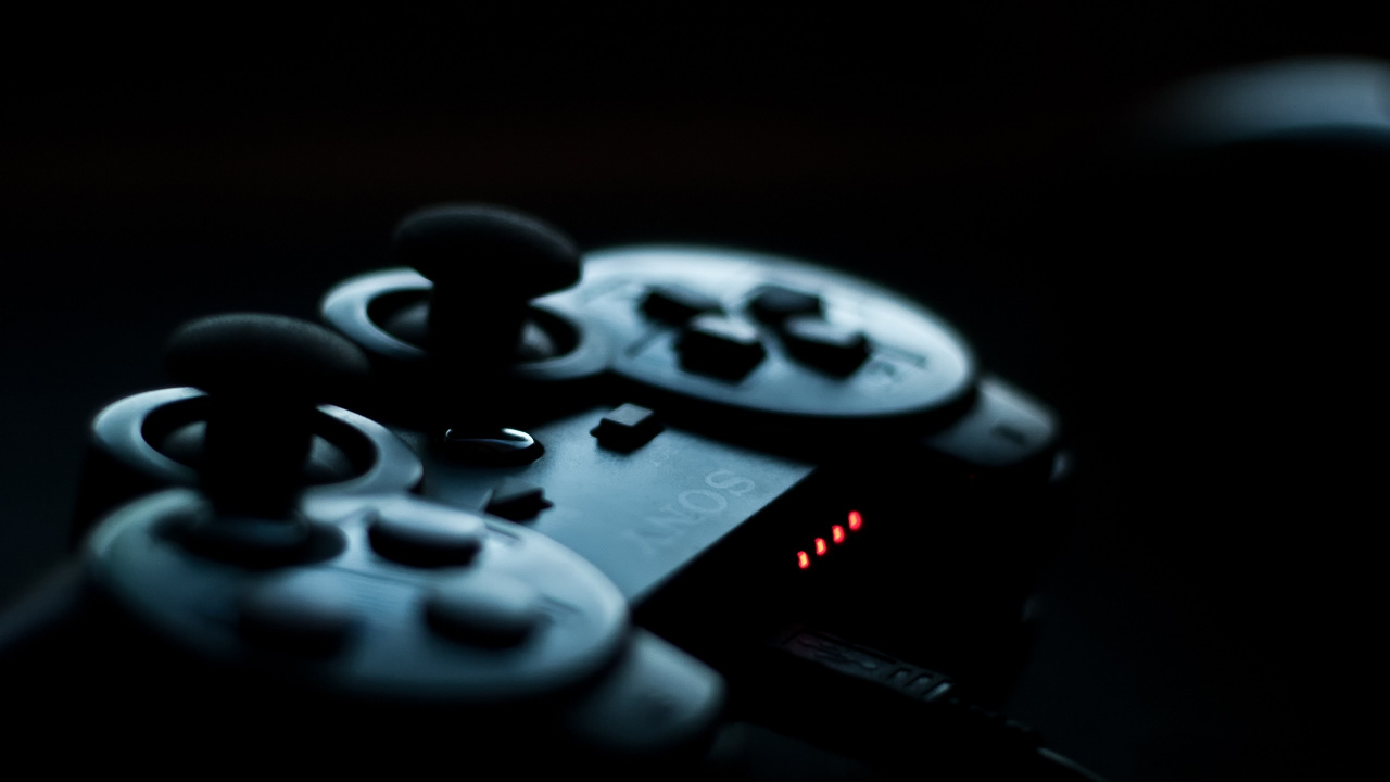 Обои playstation 4, playstation 3, темнота, технологии, игра в разрешении 1280x720