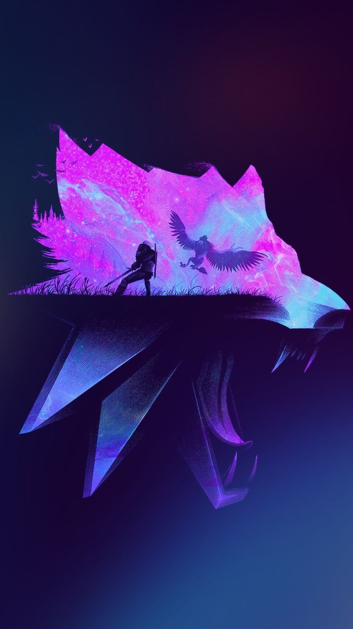 Обои Ведьмак 3 дикая охота, Геральт из ривии, Йеннифэр, цветок, растение в разрешении 720x1280