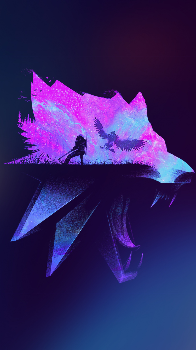 Обои Ведьмак 3 дикая охота, Геральт из ривии, Йеннифэр, цветок, растение в разрешении 750x1334