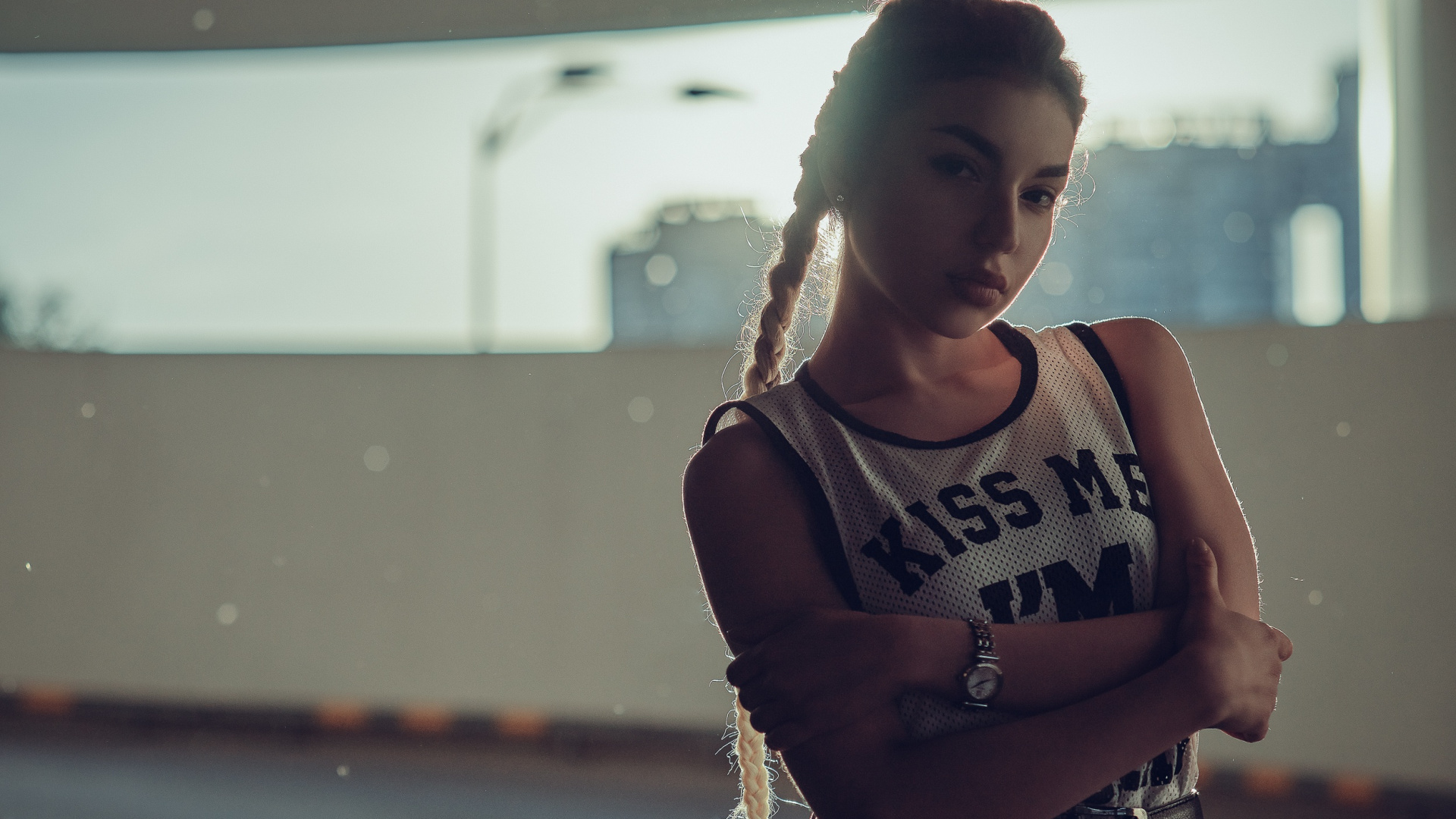 Обои девушка, блондин, волосы, красота, кожа в разрешении 1920x1080