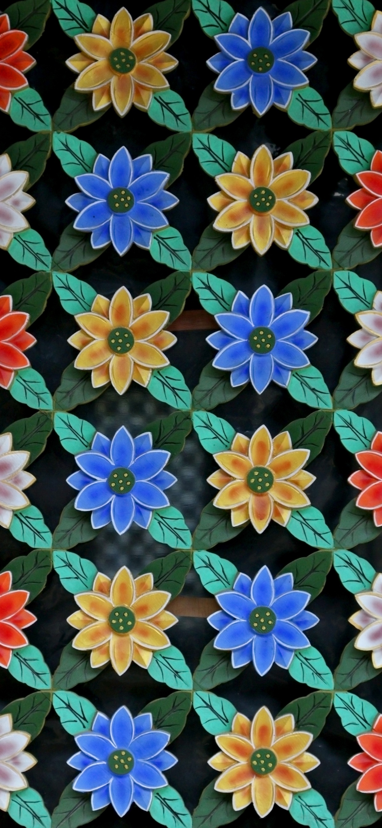 Обои цветок, синий, растение, полевой цветок, узор в разрешении 1242x2688