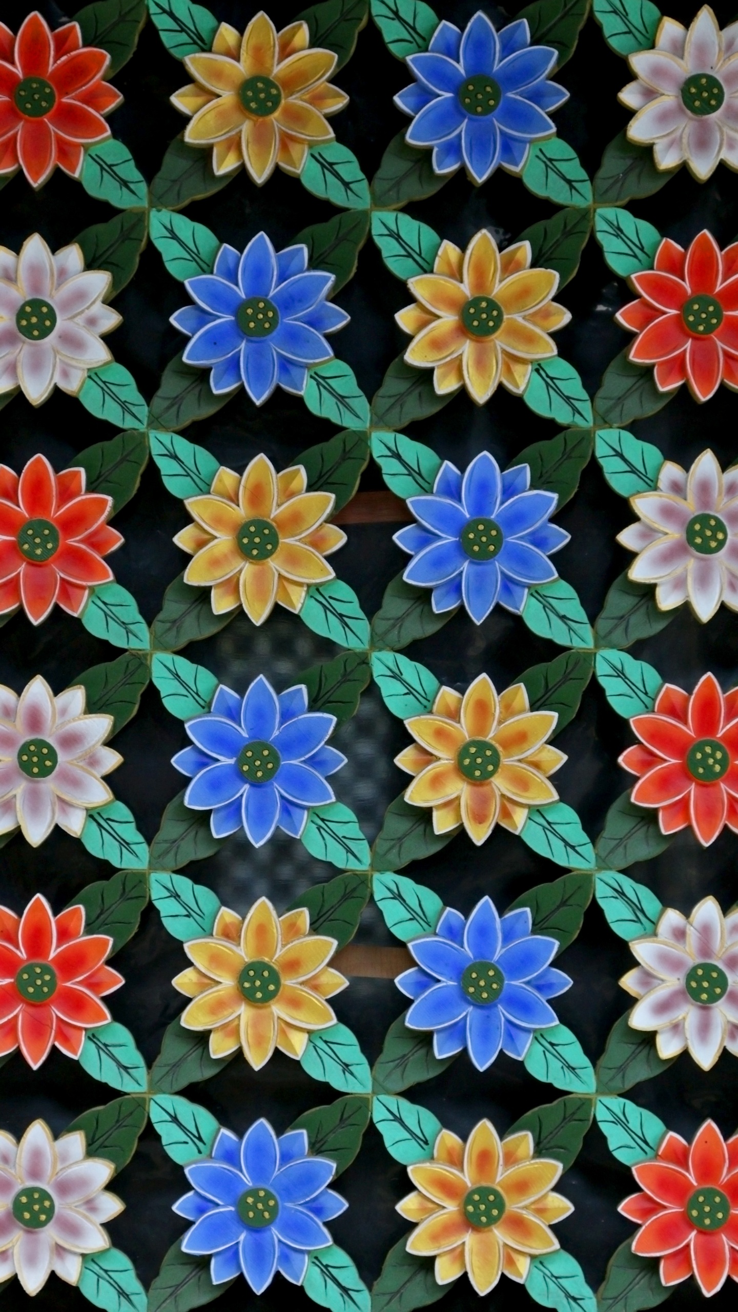 Обои цветок, синий, растение, полевой цветок, узор в разрешении 1440x2560