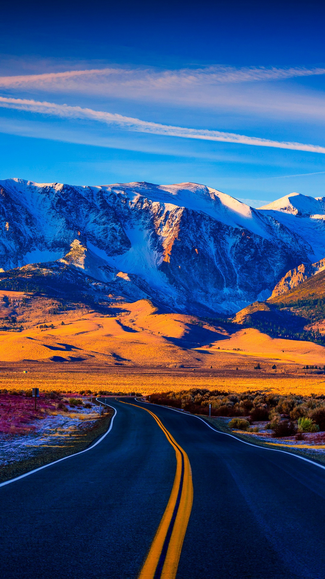 Обои природа, гора, облако, экорегион, синий в разрешении 1080x1920