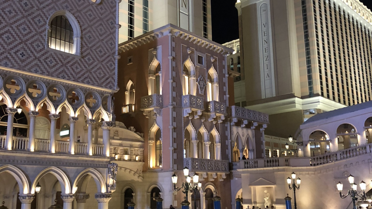 Обои Лас Вегас, США, венецианец, Венецианский лас-вегас, архитектура в разрешении 1280x720