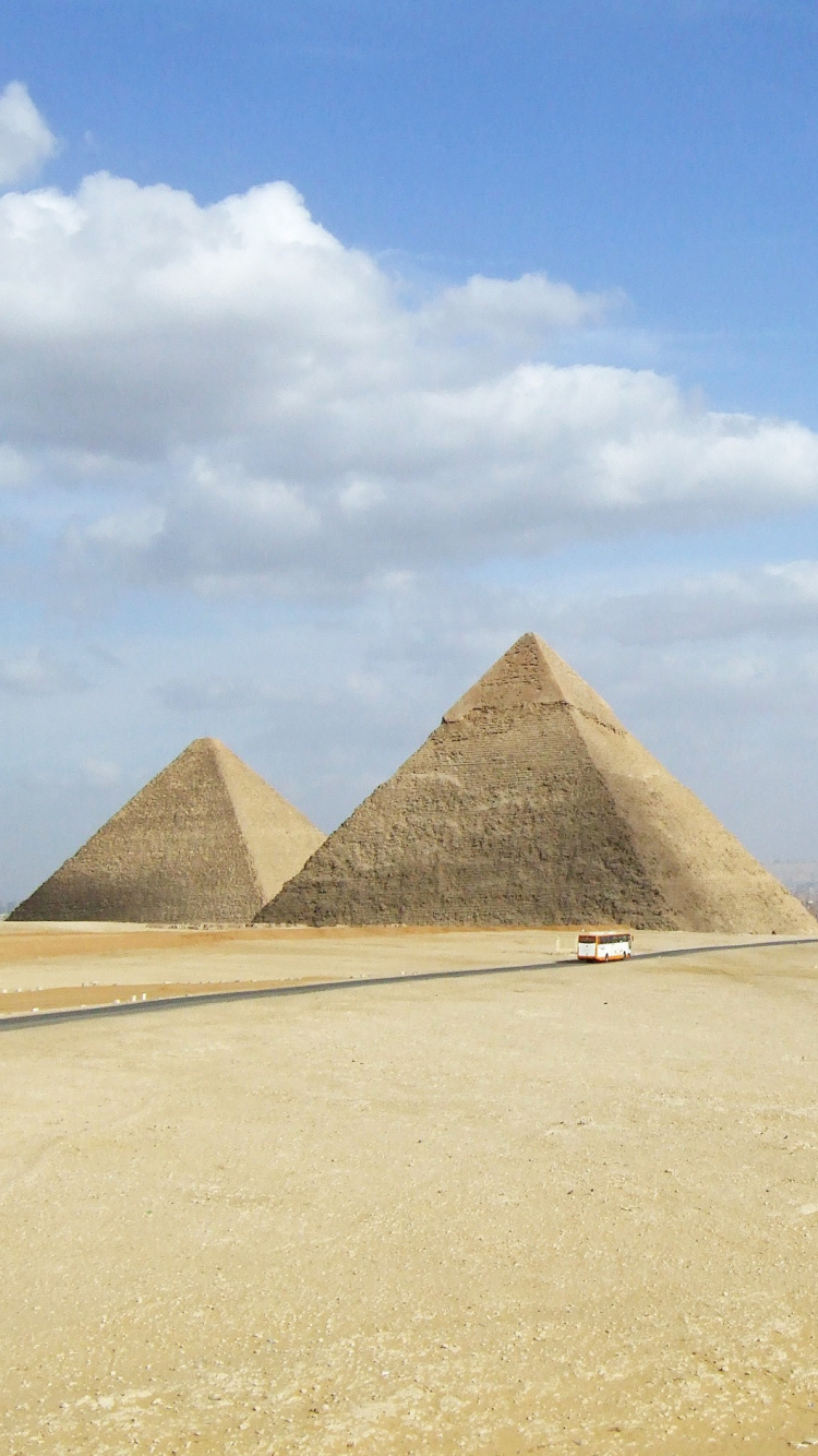 Обои Каир, пирамида, памятник, историческое место, БИБЛИОТЕКА в разрешении 750x1334