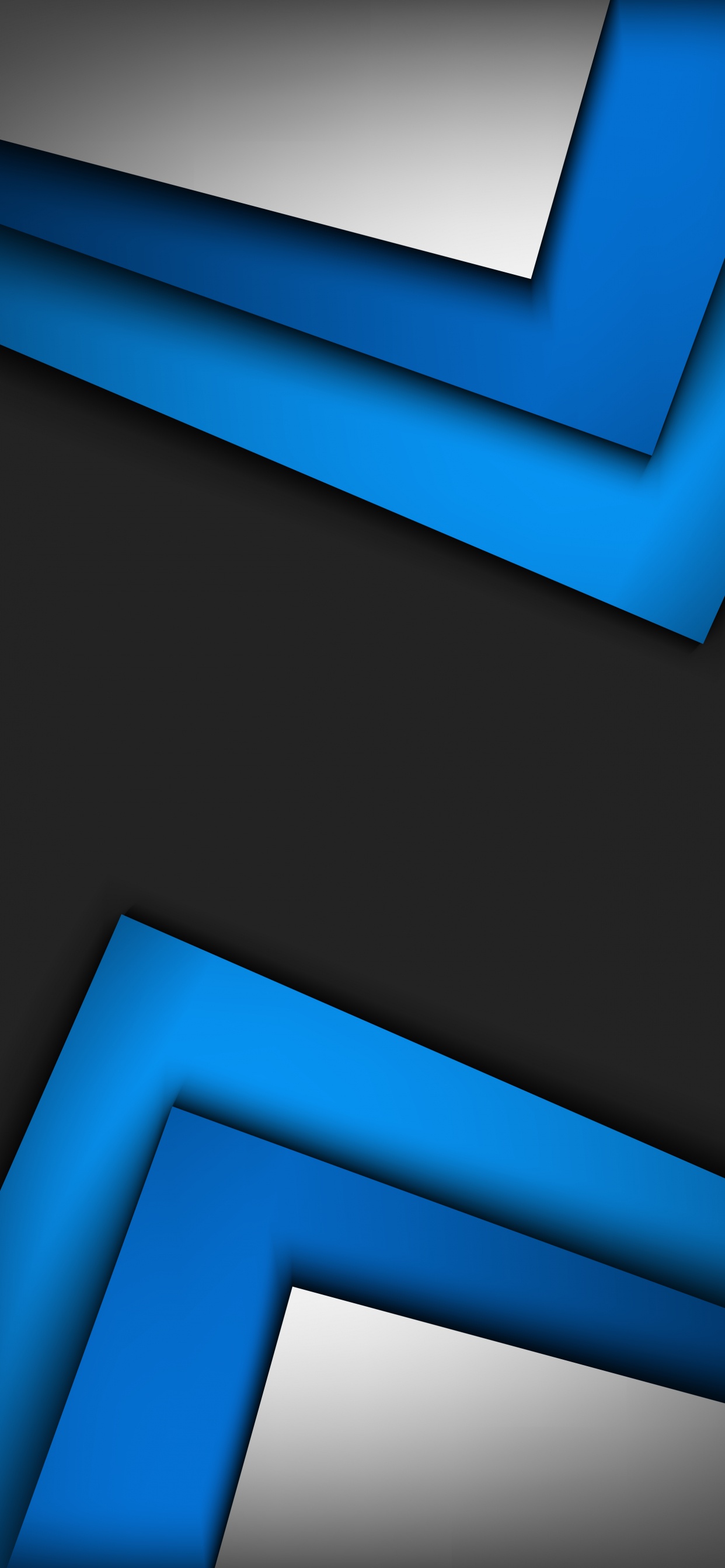 Обои синий, белые, свет, лазурный, черный в разрешении 1242x2688