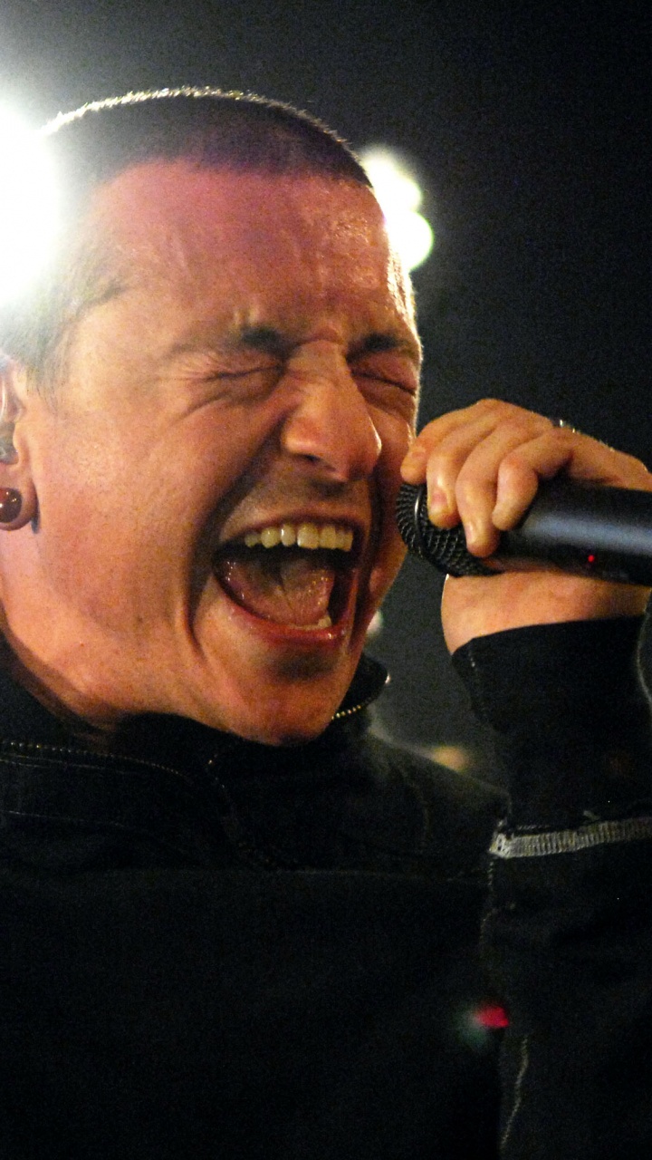 Обои Честер Беннингтон, Линкин Парк, музыка, Представление, пение в разрешении 720x1280