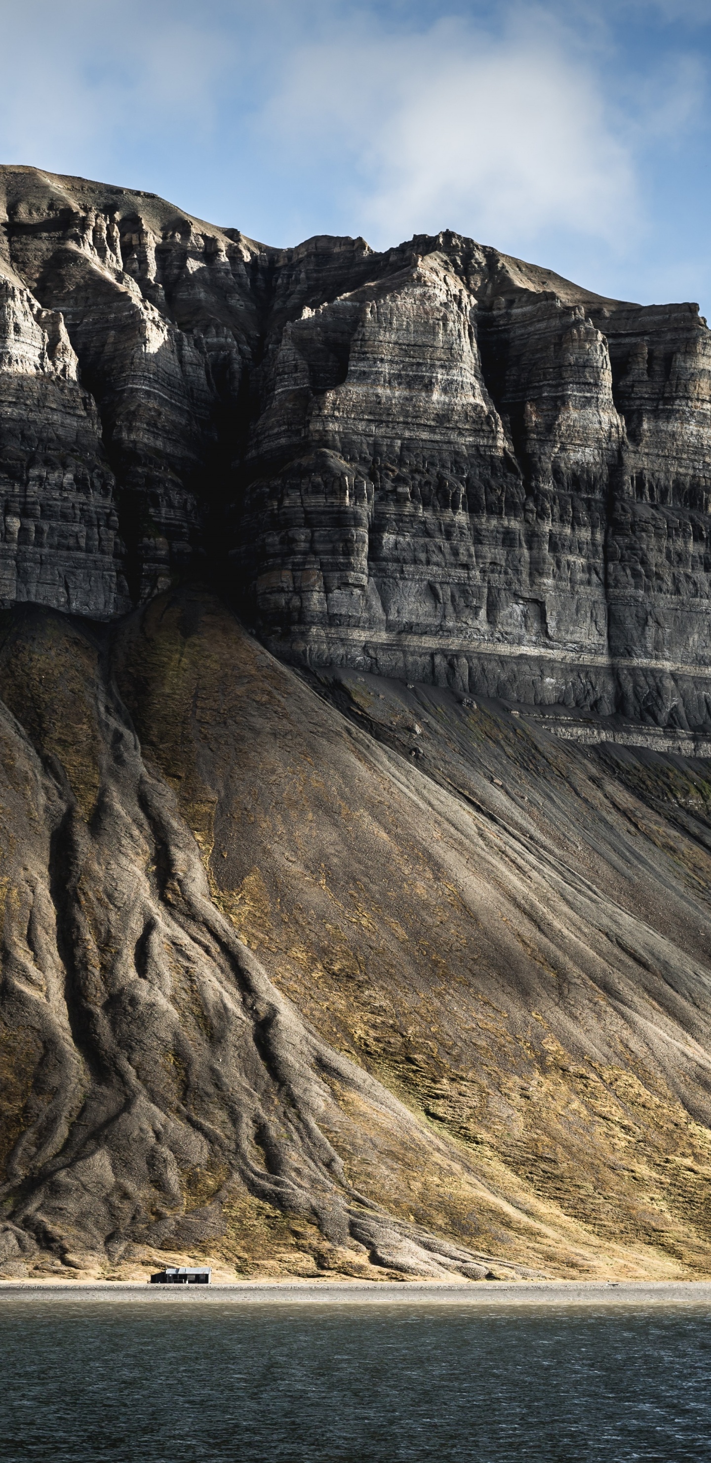 Обои национальный парк нордре-исфьорд, Гиза, море, природа, облако в разрешении 1440x2960