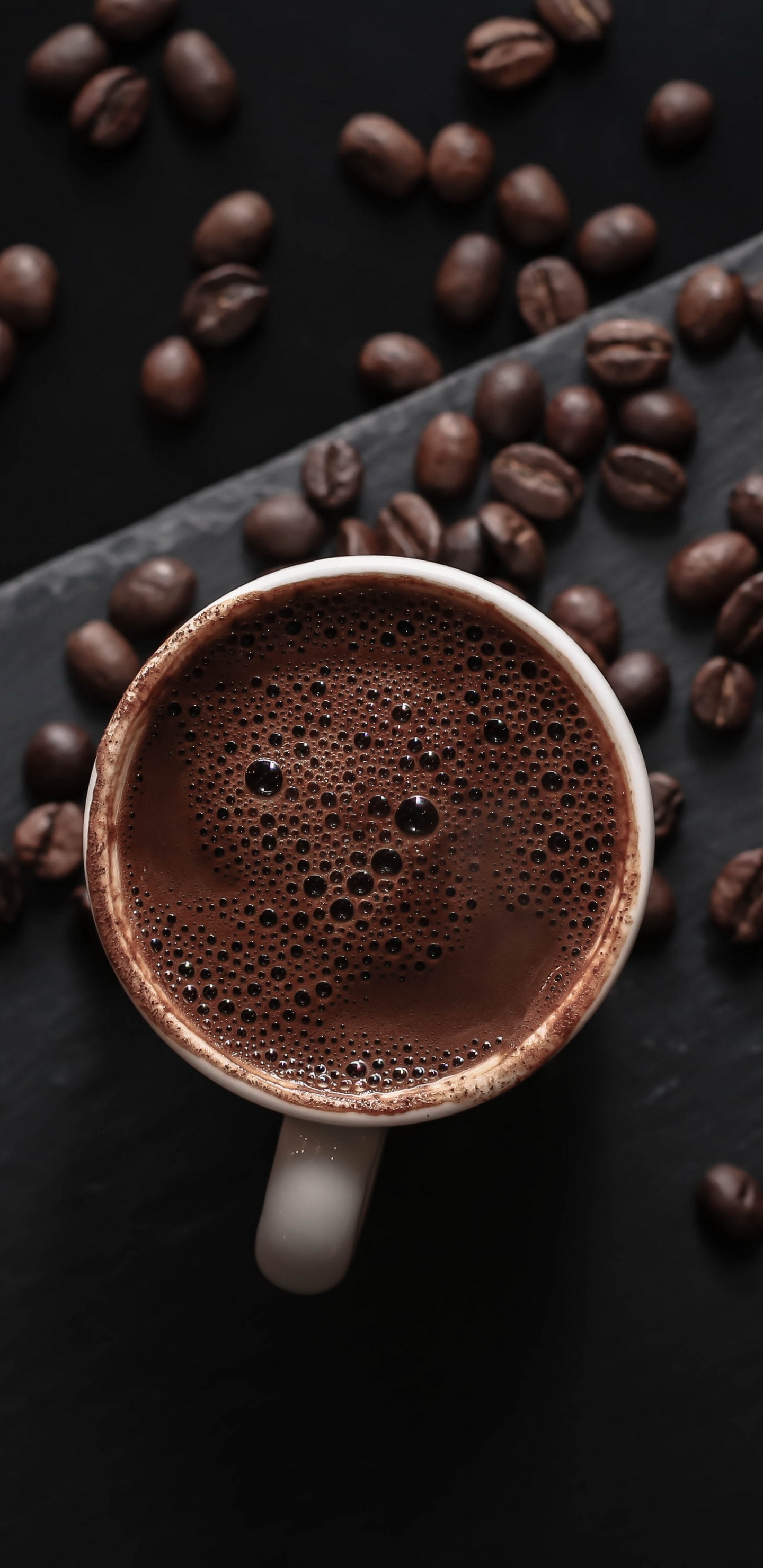 Обои кофе, кофейня, кофейное зерно, Одного происхождения кофе, чай в разрешении 1440x2960