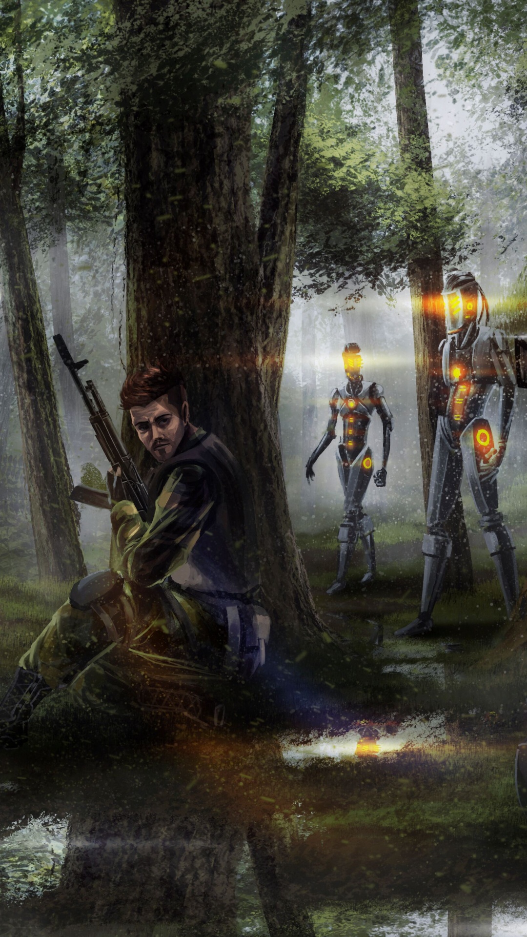 Обои Выживание XERA, игра на выживание, ранний доступ, открытый мир, многопользовательская видео игра в разрешении 1080x1920