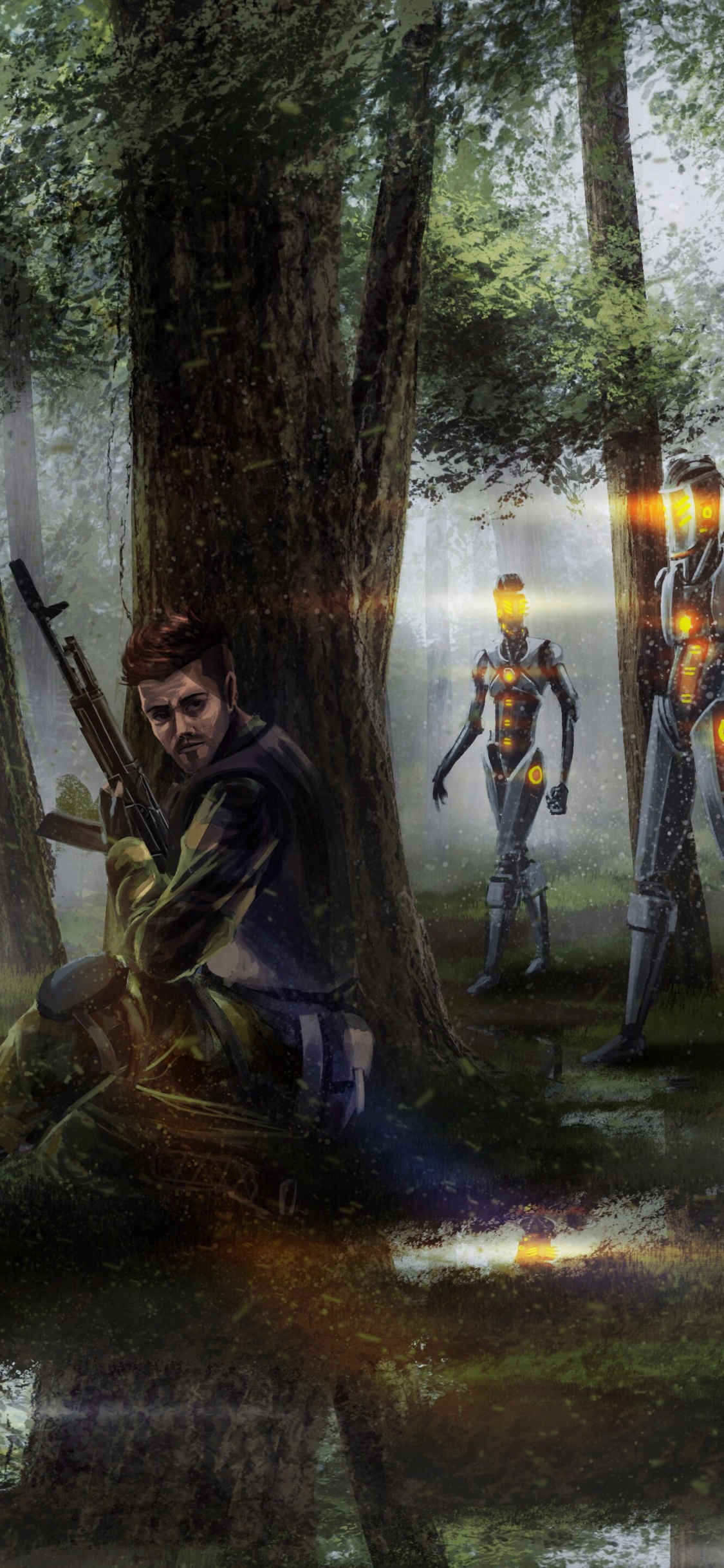 Обои Выживание XERA, игра на выживание, ранний доступ, открытый мир, многопользовательская видео игра в разрешении 1125x2436