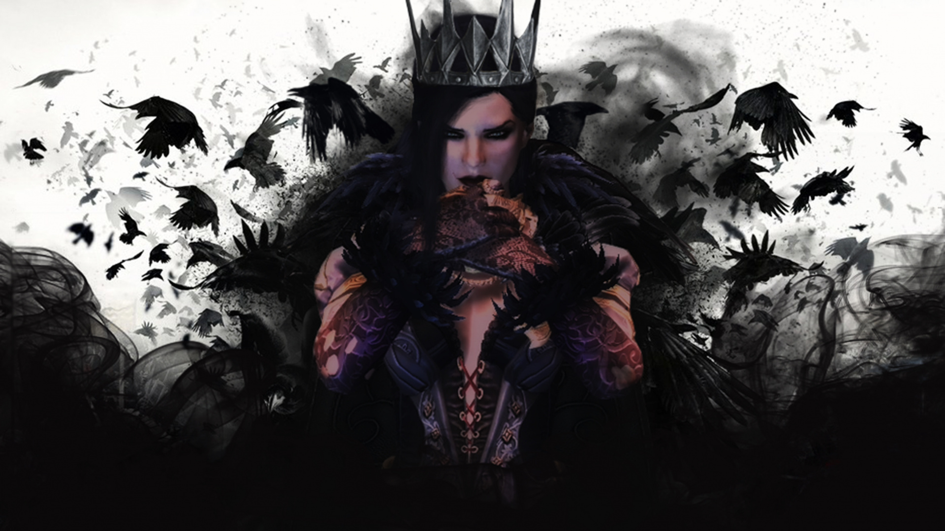 Обои Белоснежка и охотник, темнота, субкультуры, Королева, Мир Yors в разрешении 1920x1080