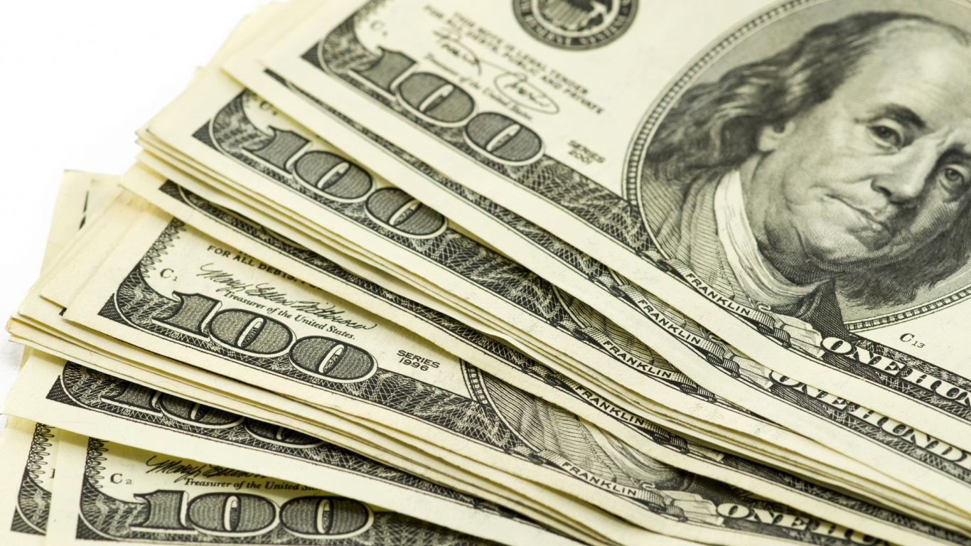 Обои Доллар США, Валюта, доллар, деньги, наличные деньги в разрешении 1366x768