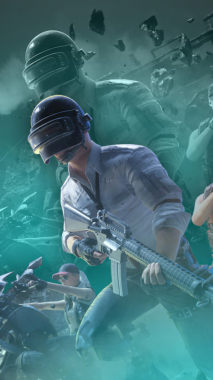 Обои графический дизайн, зеленый, компьютерная игра, иллюстрация, Цифровой композитинг в разрешении 750x1334