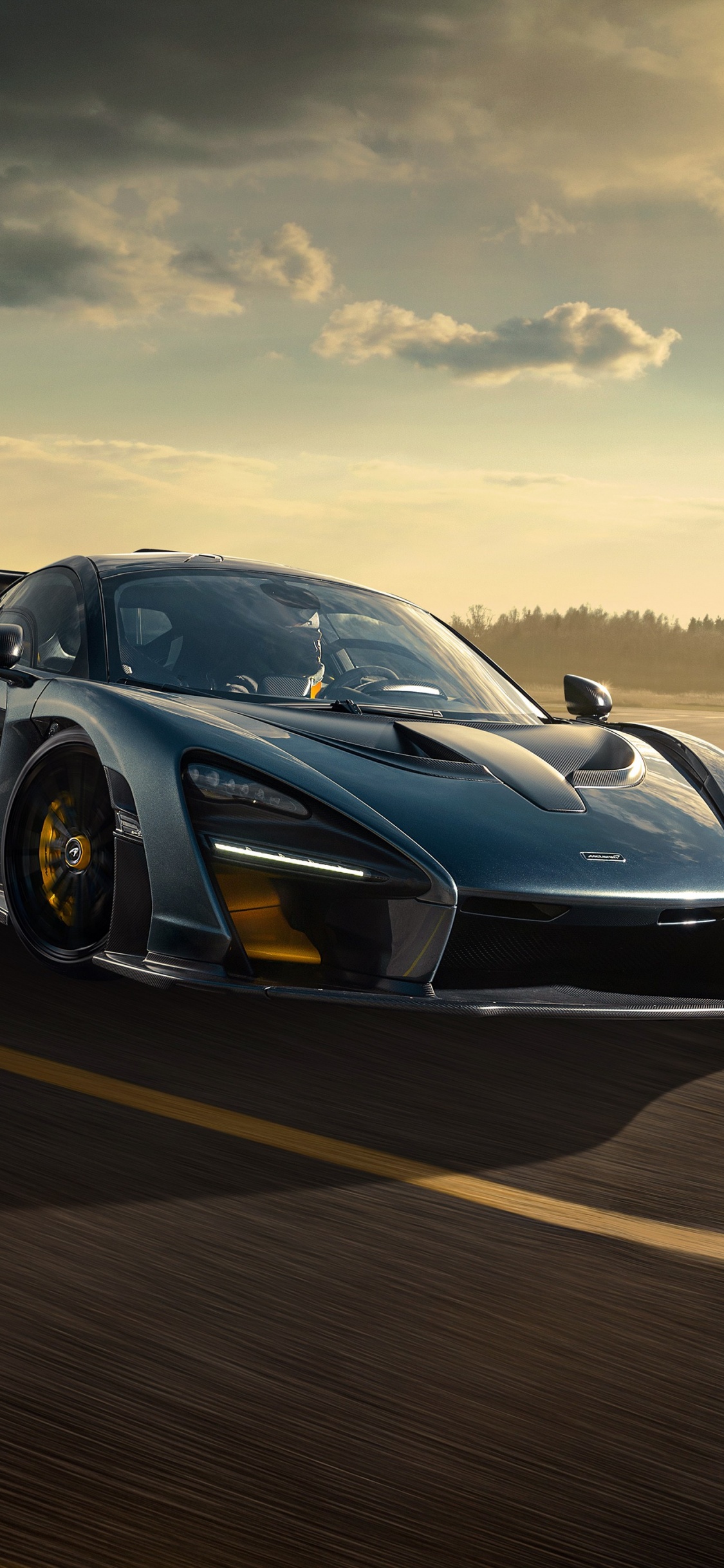 Обои mclaren senna, Макларен, легковые автомобили, спорткар, mclaren automotive в разрешении 1125x2436