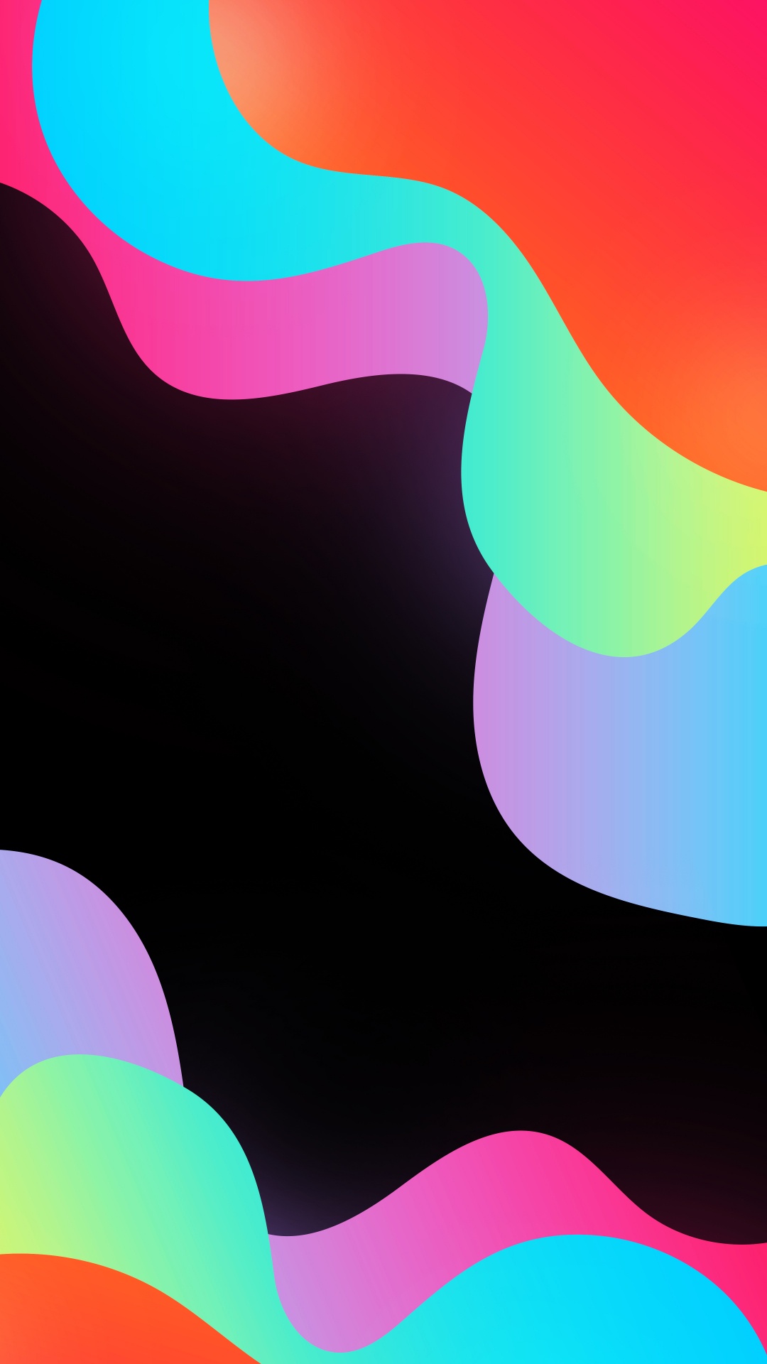 Обои Оранжевый цвет, графический дизайн, дизайн, красочность, белые в разрешении 1080x1920