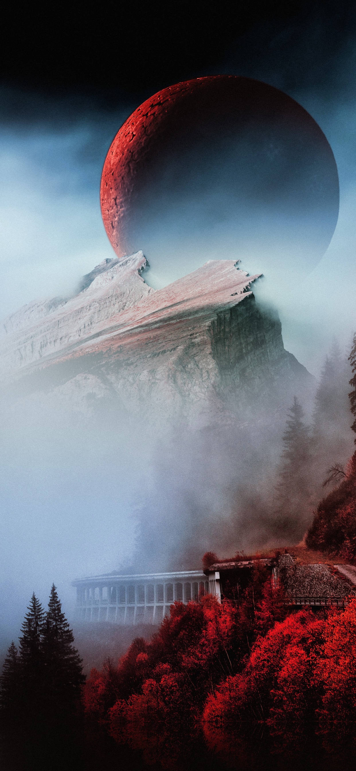 Обои атмосфера, мир, облако, природа, природный ландшафт в разрешении 1242x2688