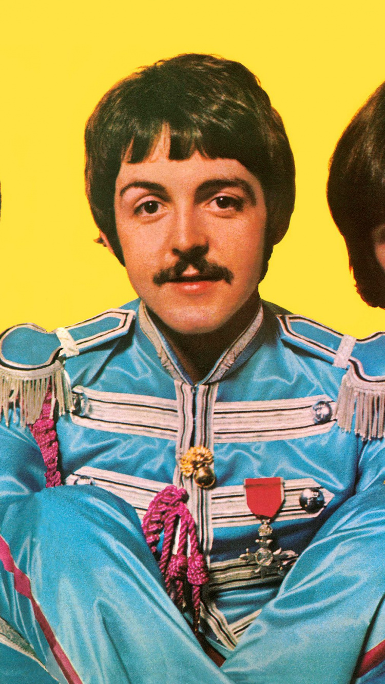 Обои Битлз Сержант Пеппер, пол Маккартни, Джайлз Мартин, The Beatles, Альбом в разрешении 750x1334