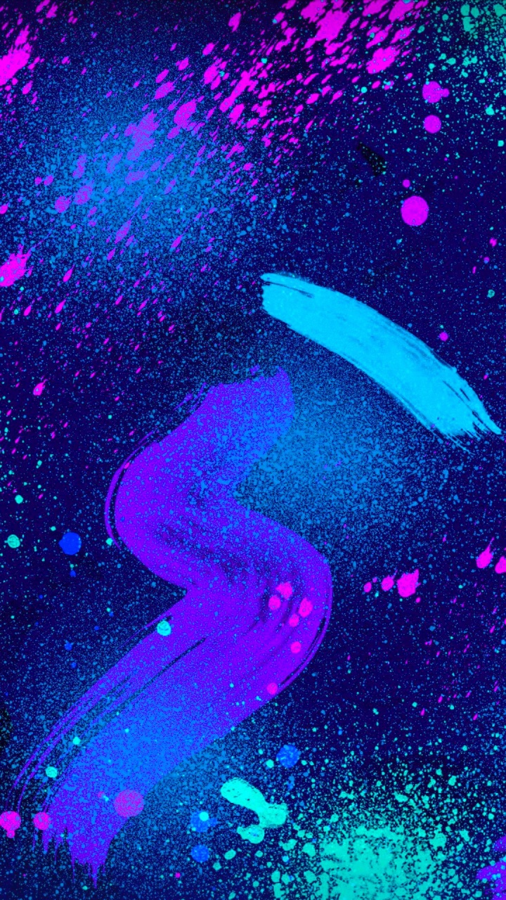 Обои андроид, вода, лазурный, пурпур, жидкий в разрешении 720x1280