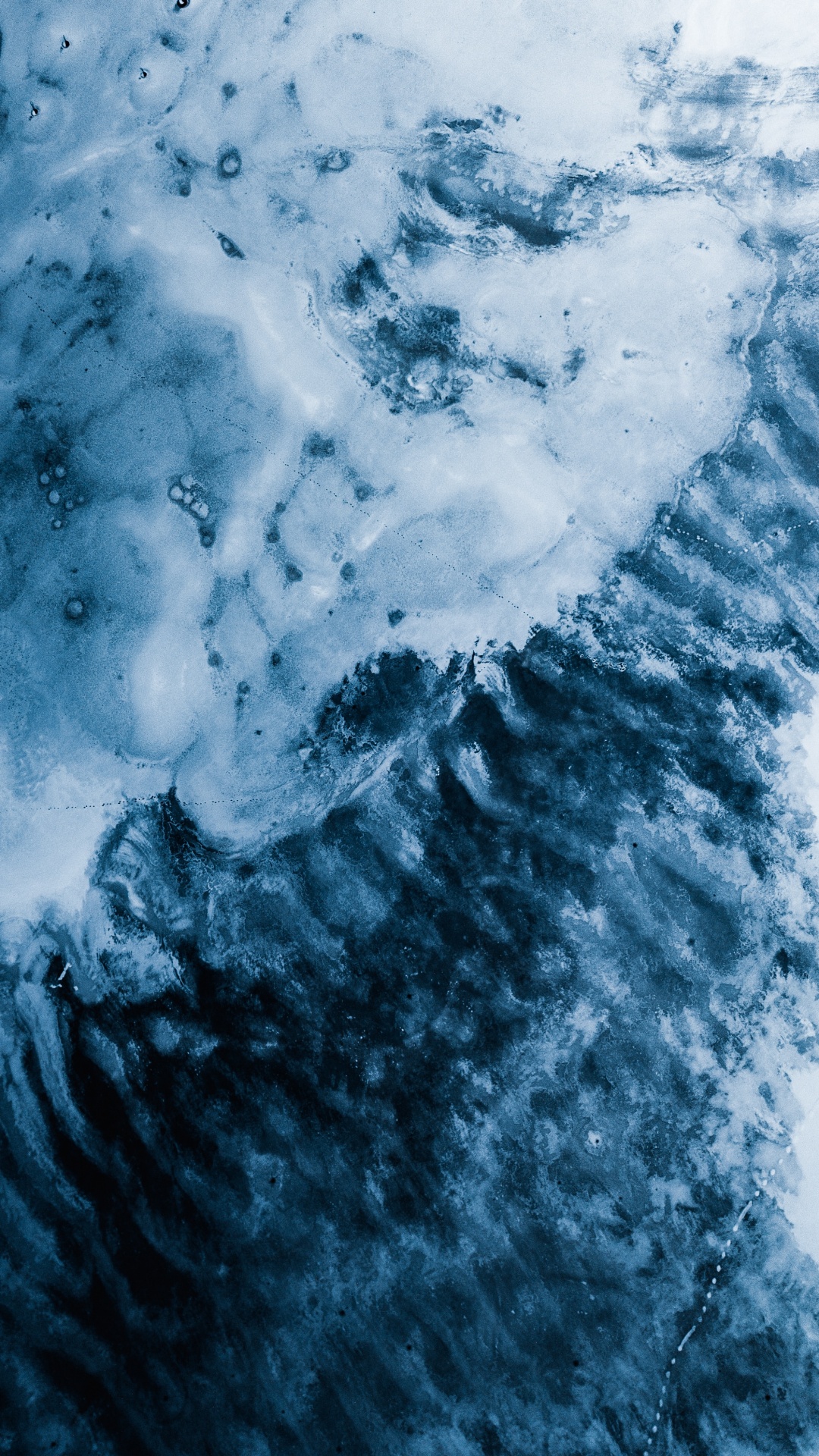 Обои ледник, синий, вода, облако, замораживание в разрешении 1080x1920