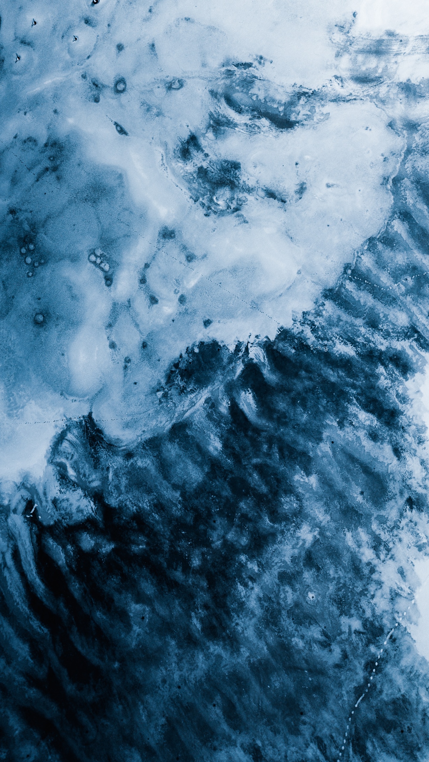Обои ледник, синий, вода, облако, замораживание в разрешении 1440x2560