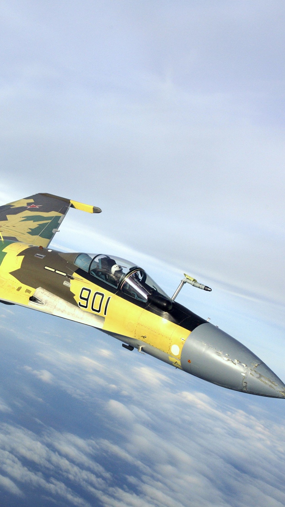 Обои СУ 37, сухой, военный самолет, самолеты, самолет в разрешении 1080x1920