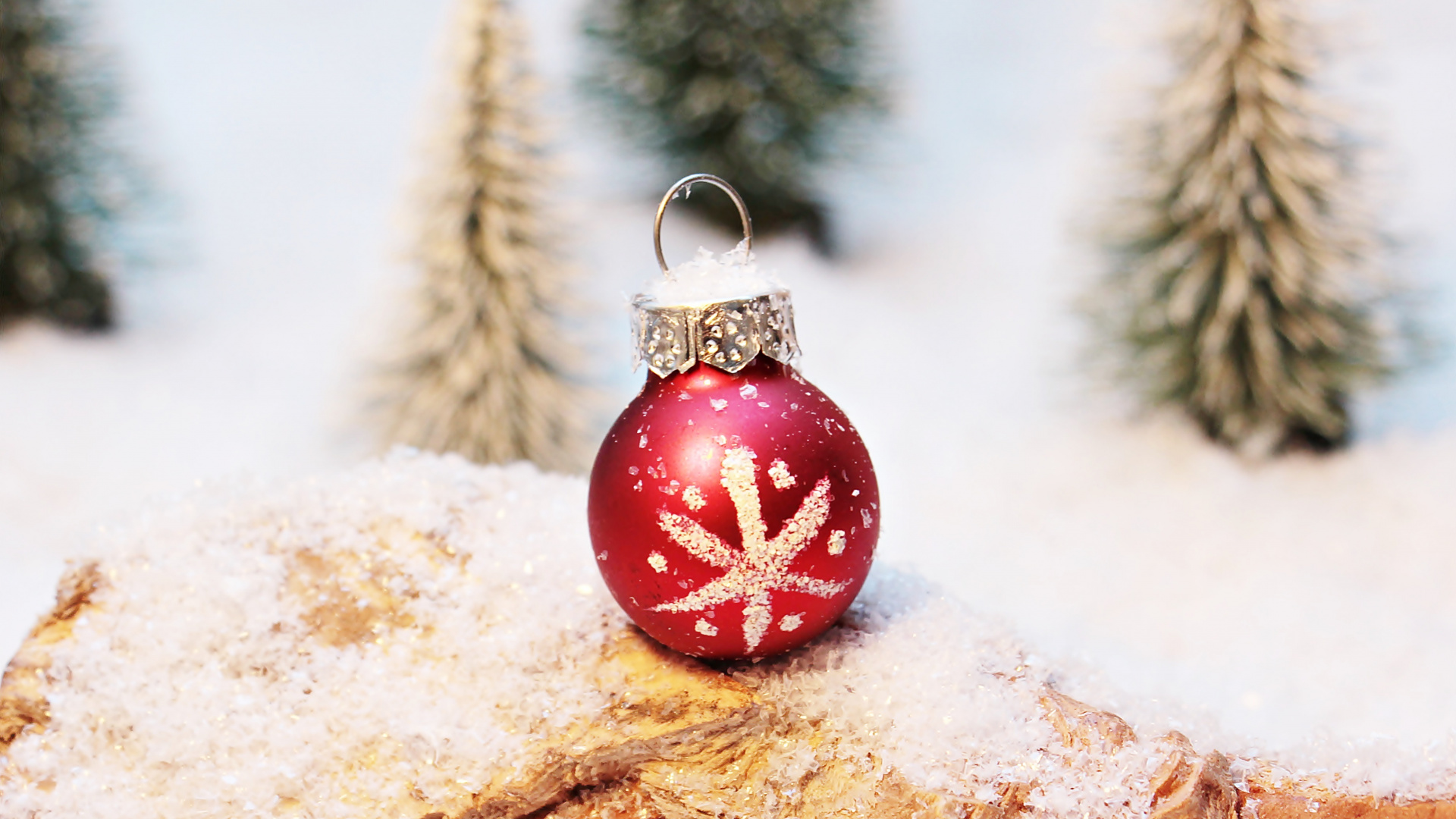 Обои Рождественский день, рождественский орнамент, дерево, Рождественские украшения, пихта в разрешении 1920x1080