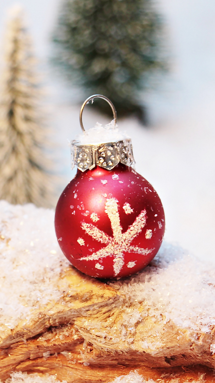 Обои Рождественский день, рождественский орнамент, дерево, Рождественские украшения, пихта в разрешении 750x1334