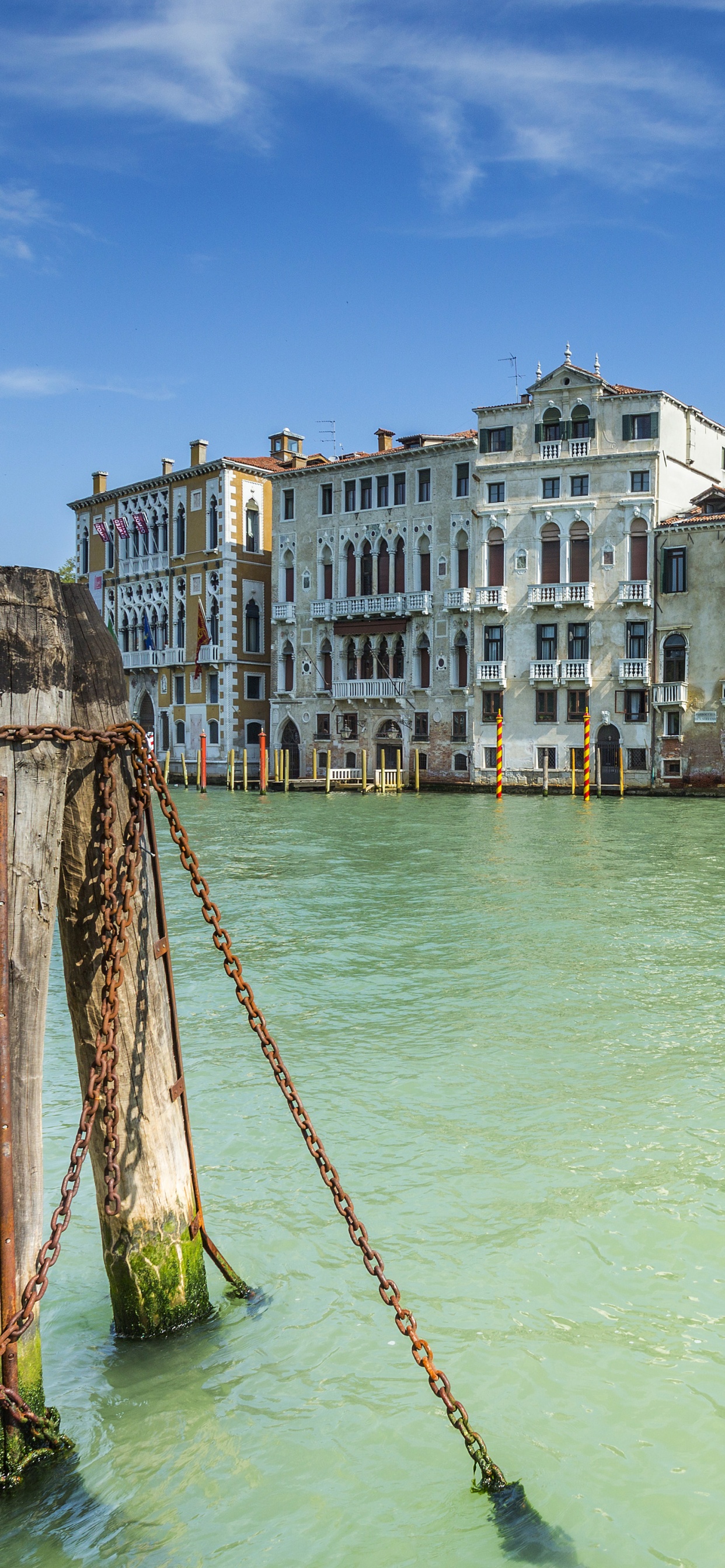 Обои вода, Гранд-канал, водный путь, архитектура, море в разрешении 1242x2688