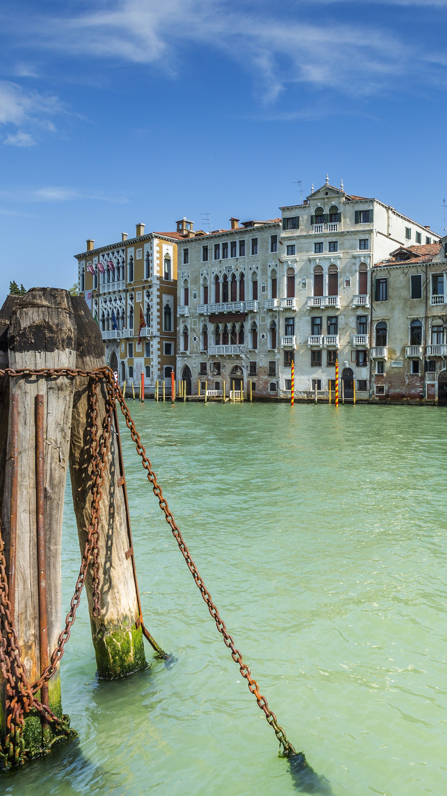 Обои вода, Гранд-канал, водный путь, архитектура, море в разрешении 1440x2560