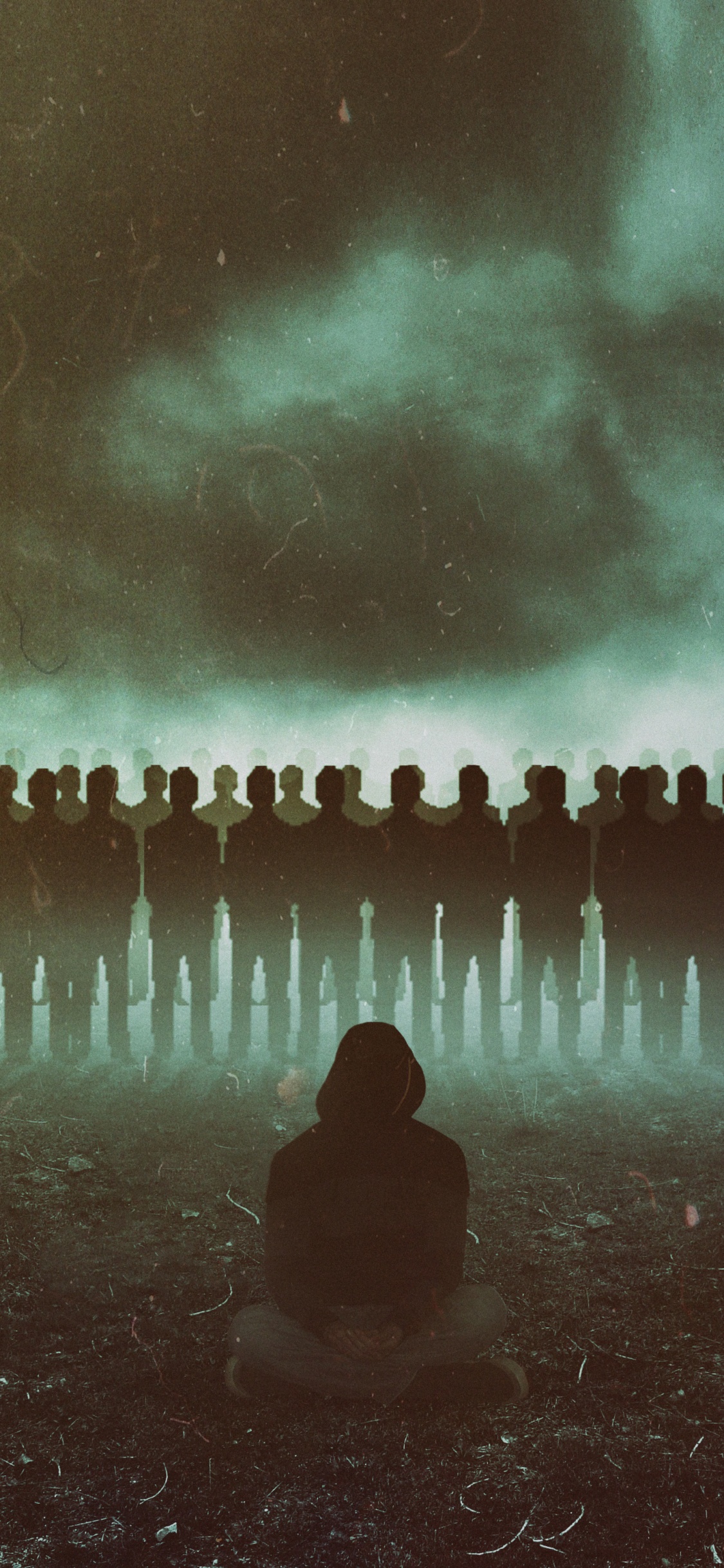 Обои атмосфера, адаптация, мир, художественный музей, цифровое искусство в разрешении 1125x2436