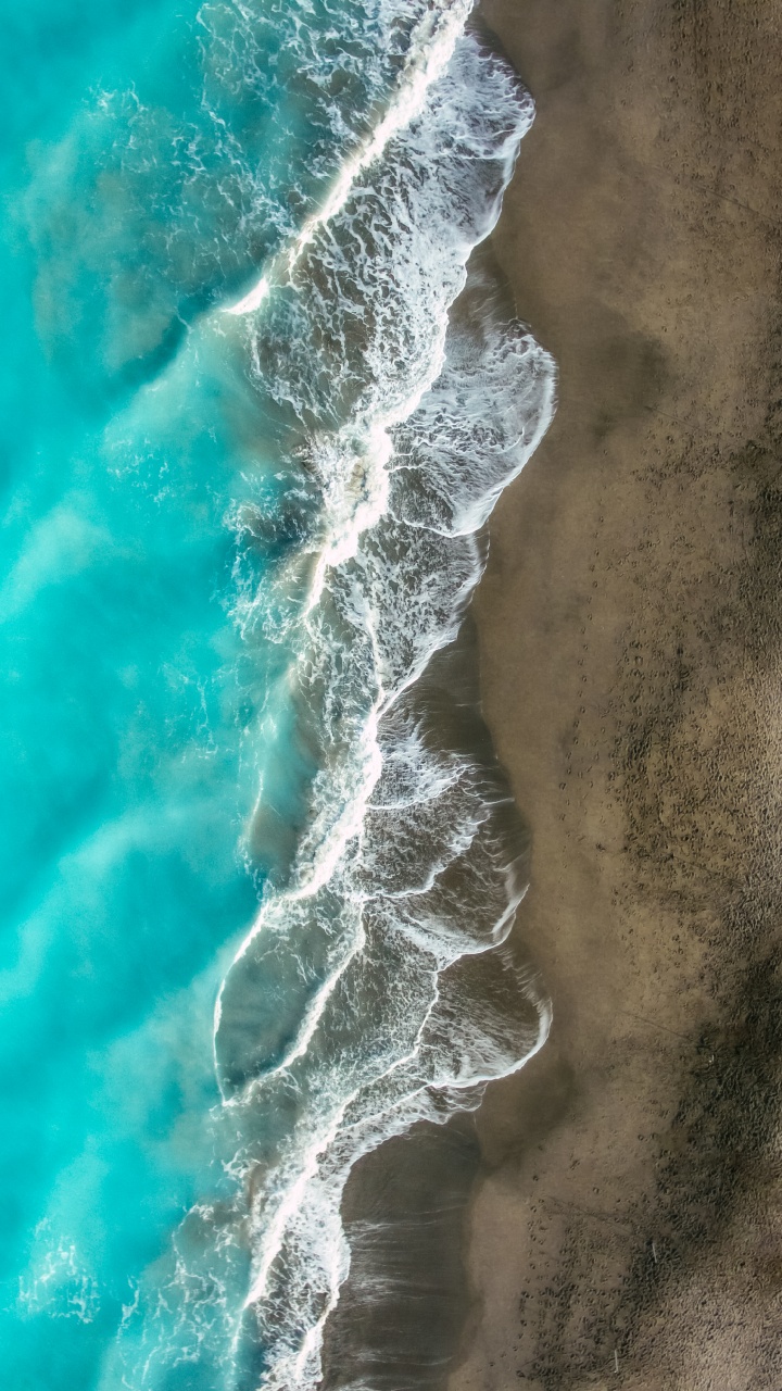 Обои вода, облако, водоем, пляж, водоток в разрешении 720x1280