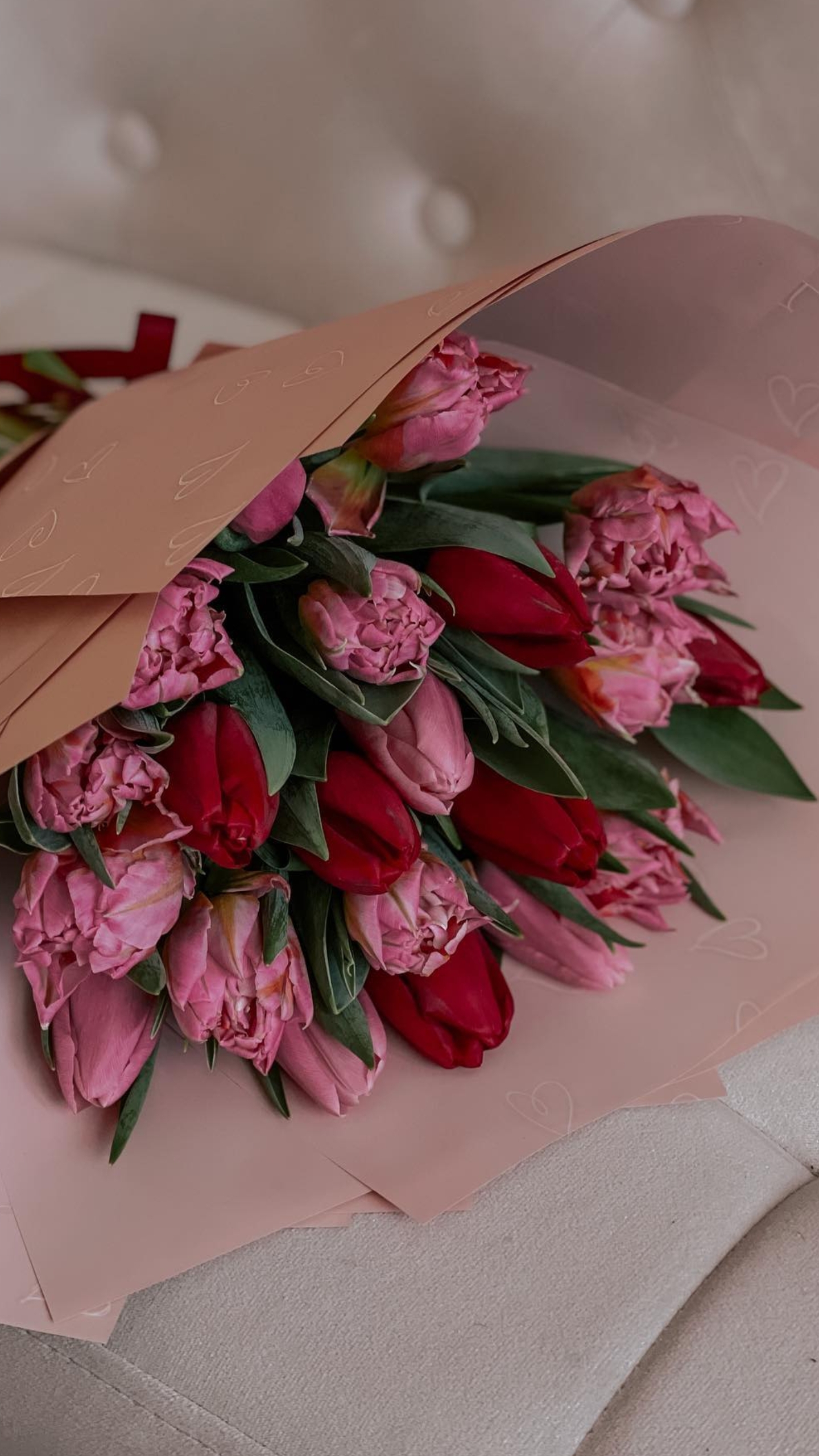 Обои букет, цветок, растение, лепесток, розовый в разрешении 1440x2560