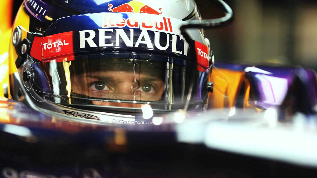 Обои Формула 1, Ред Булл, автогонки, гонка чемпионов, шлем в разрешении 1280x720