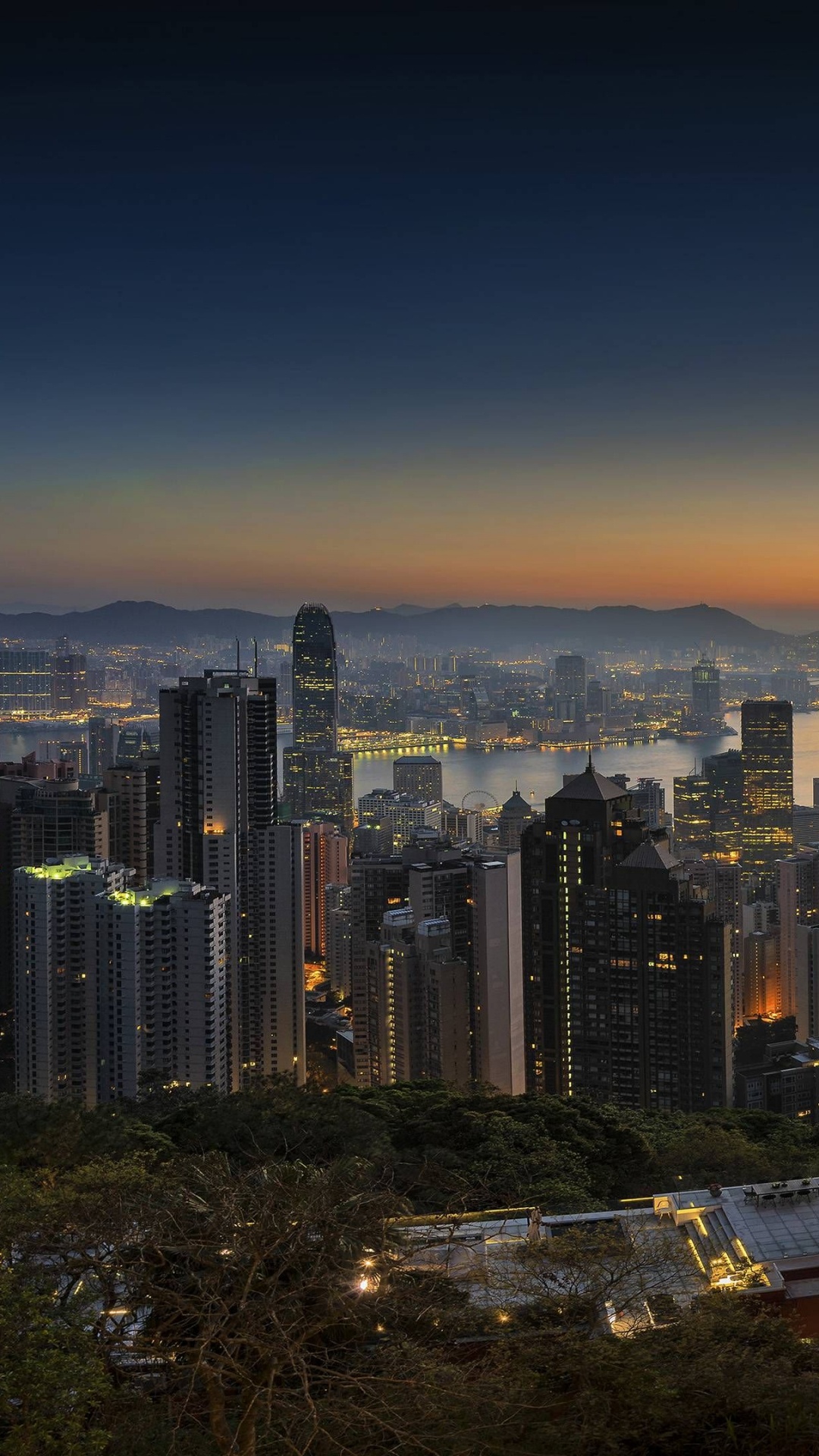 Обои Гонконг, городской пейзаж, город, городской район, метрополия в разрешении 1080x1920