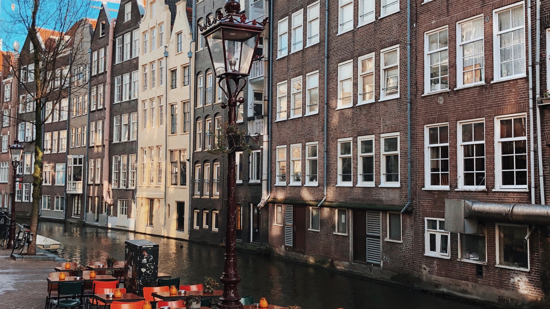 Обои отражение, вода, смешанное использование, окно, мебель в разрешении 1920x1080