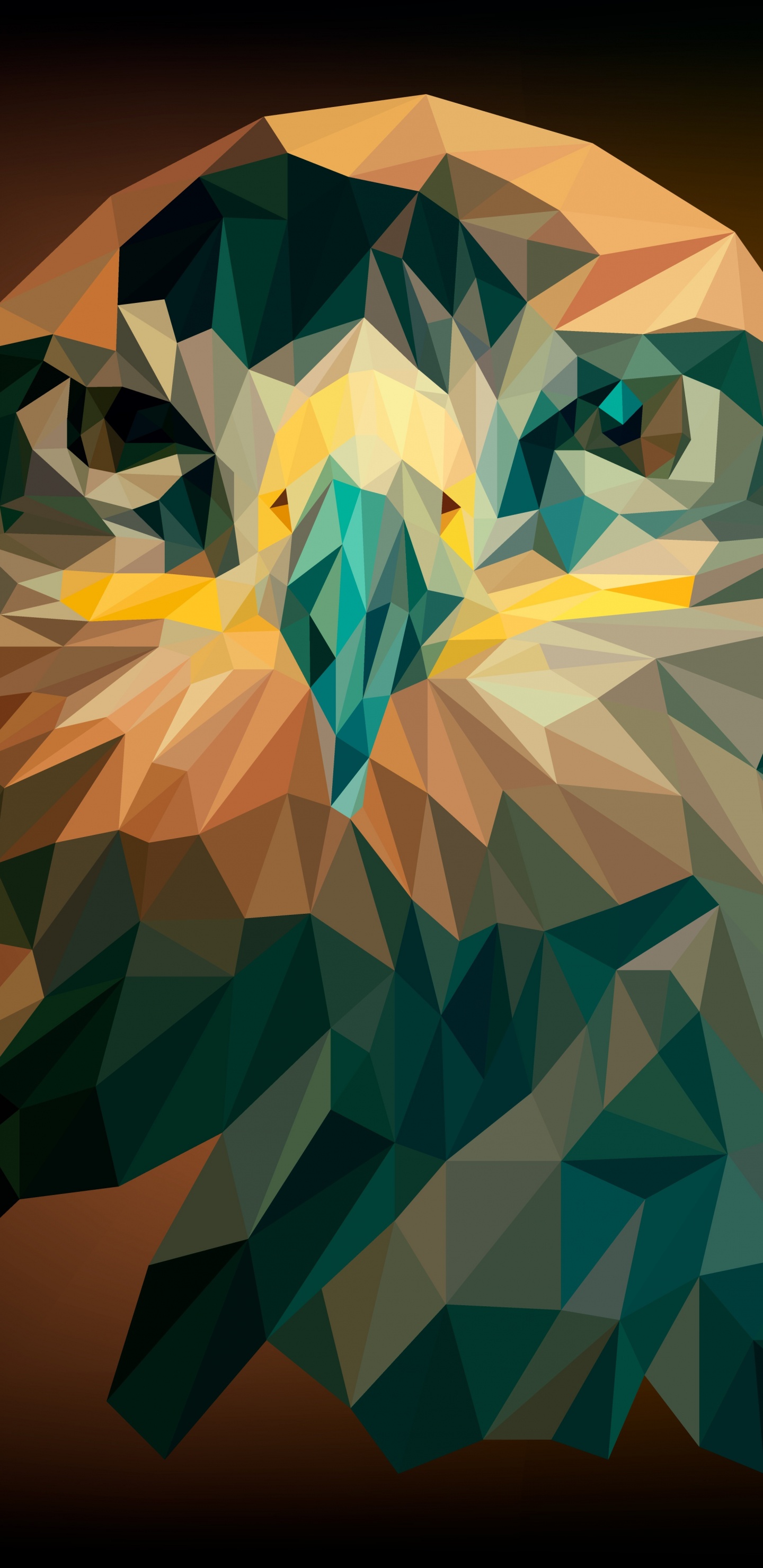 Обои арт, иллюстрация, оригами, бумага, бумага искусства в разрешении 1440x2960