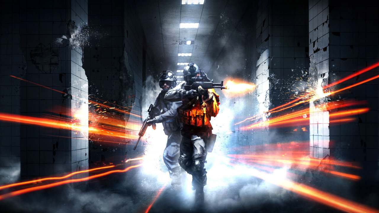 Обои свет, компьютерная игра, темнота, автомобильное освещение, графика в разрешении 1280x720