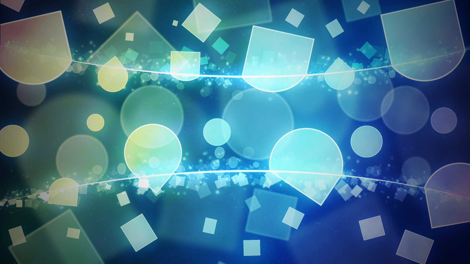 Обои синий, свет, линия, круг, синий цвет в разрешении 1920x1080