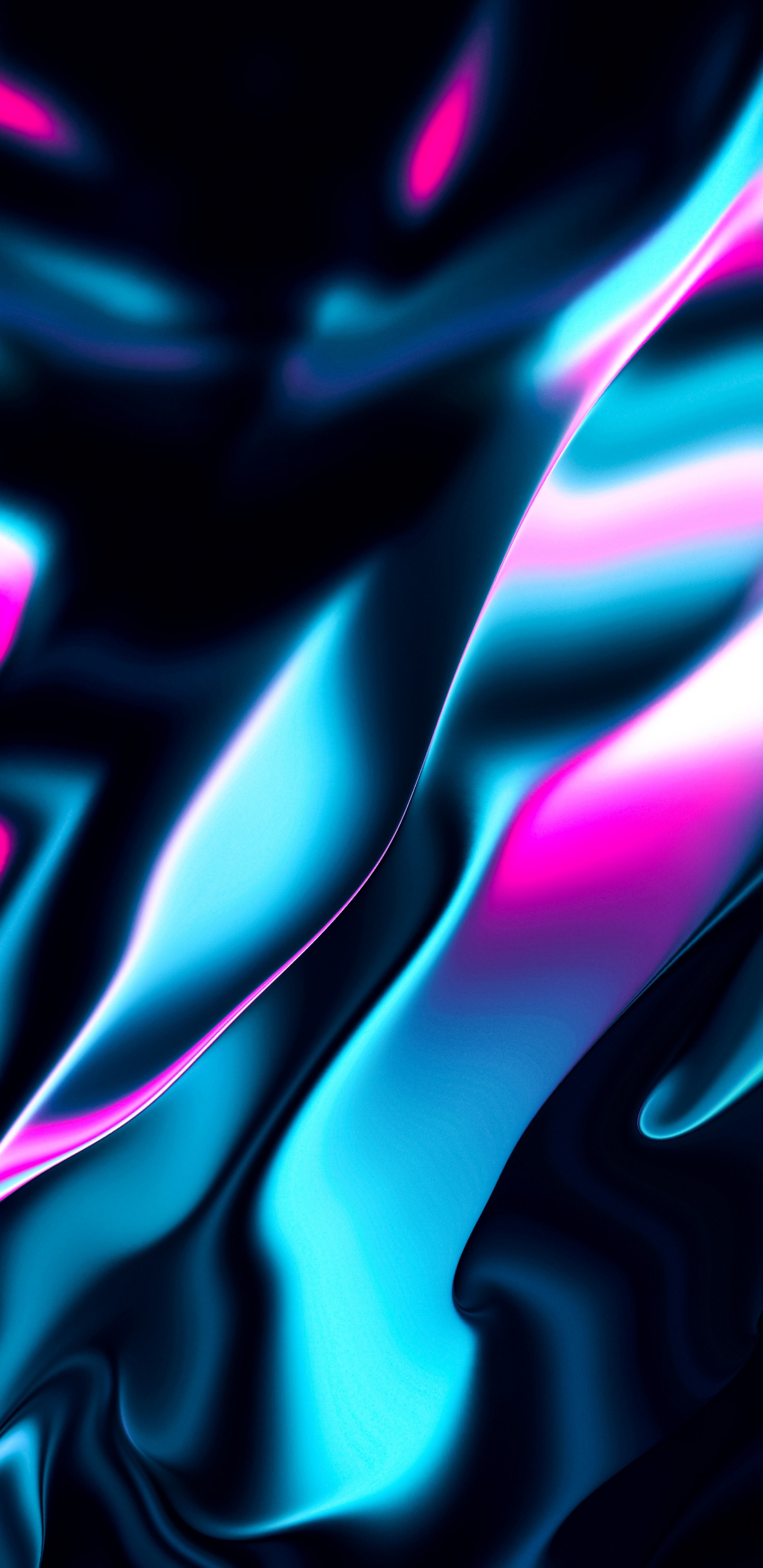 Обои свет, Фиолетовый, фрактальное искусство, симметрия, масс-спектрометрия в разрешении 1440x2960