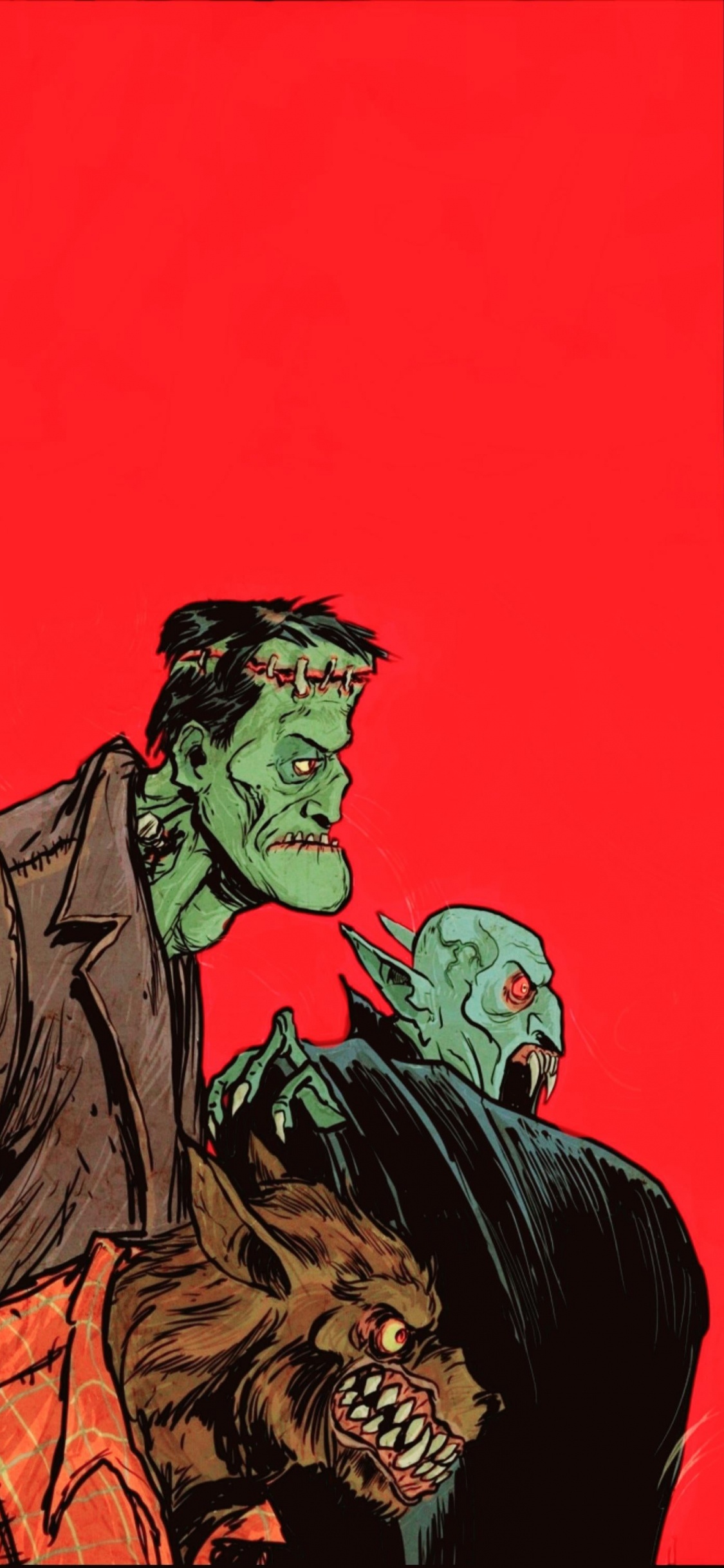 Обои арт, Дракула, рукав, живопись, борода в разрешении 1125x2436