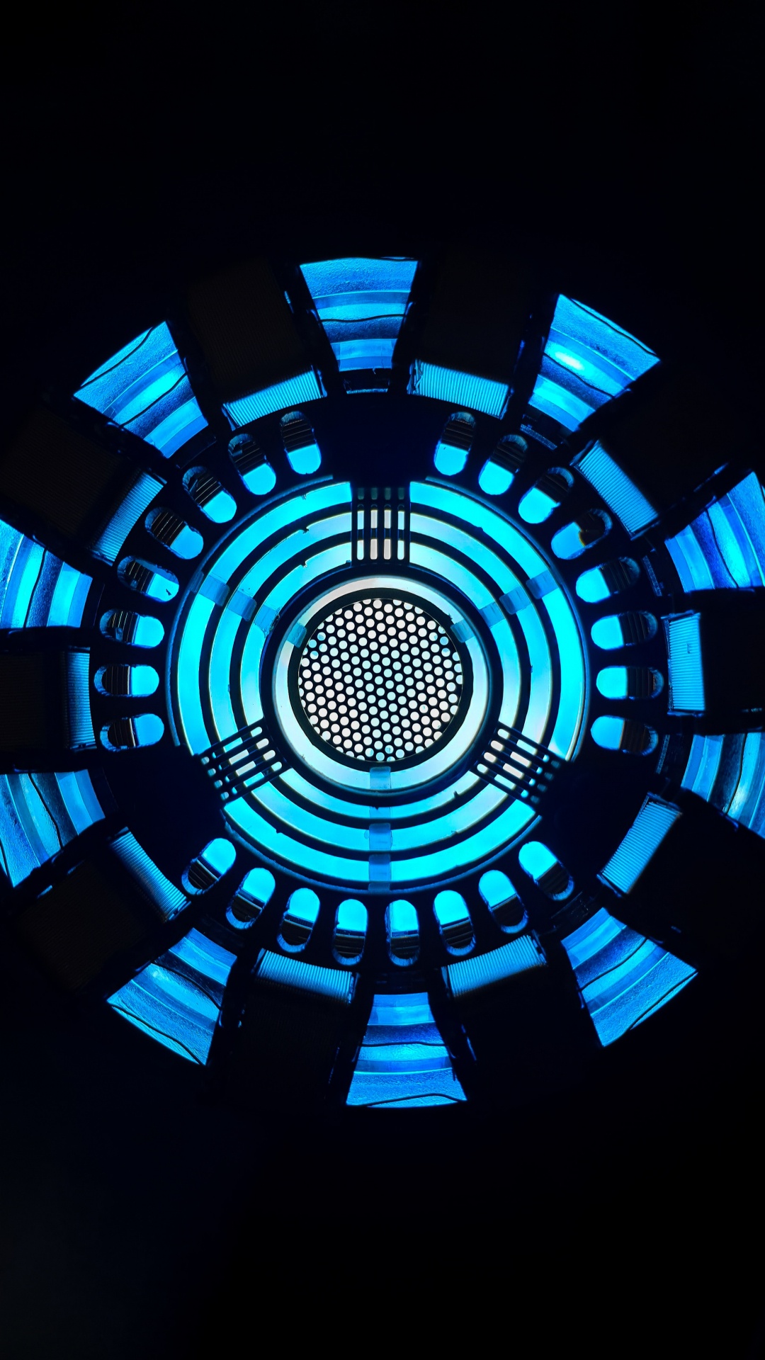 Обои иллюстрация, синий, круг, дизайн, узор в разрешении 1080x1920