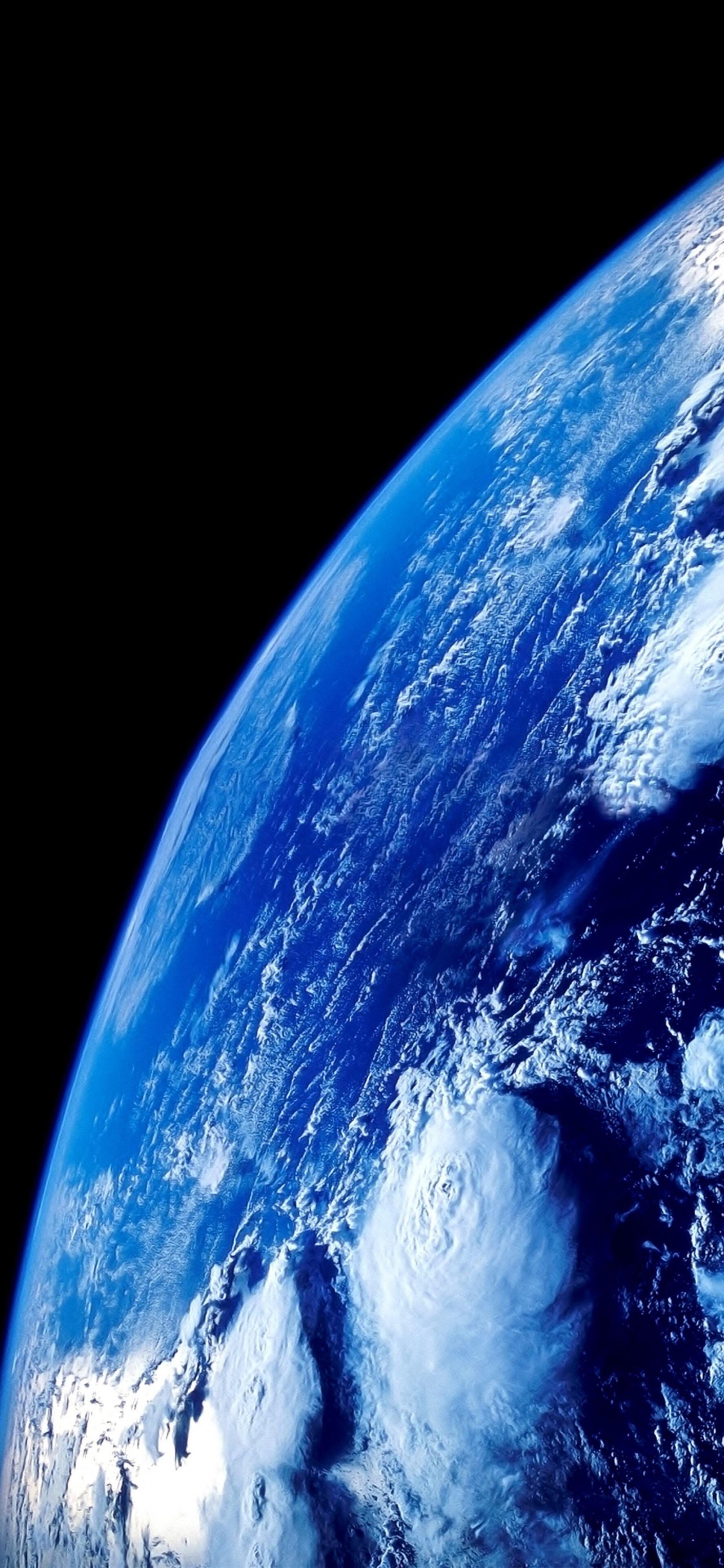 Обои земля, планета, атмосфера, космическое пространство, астрономический объект в разрешении 1125x2436